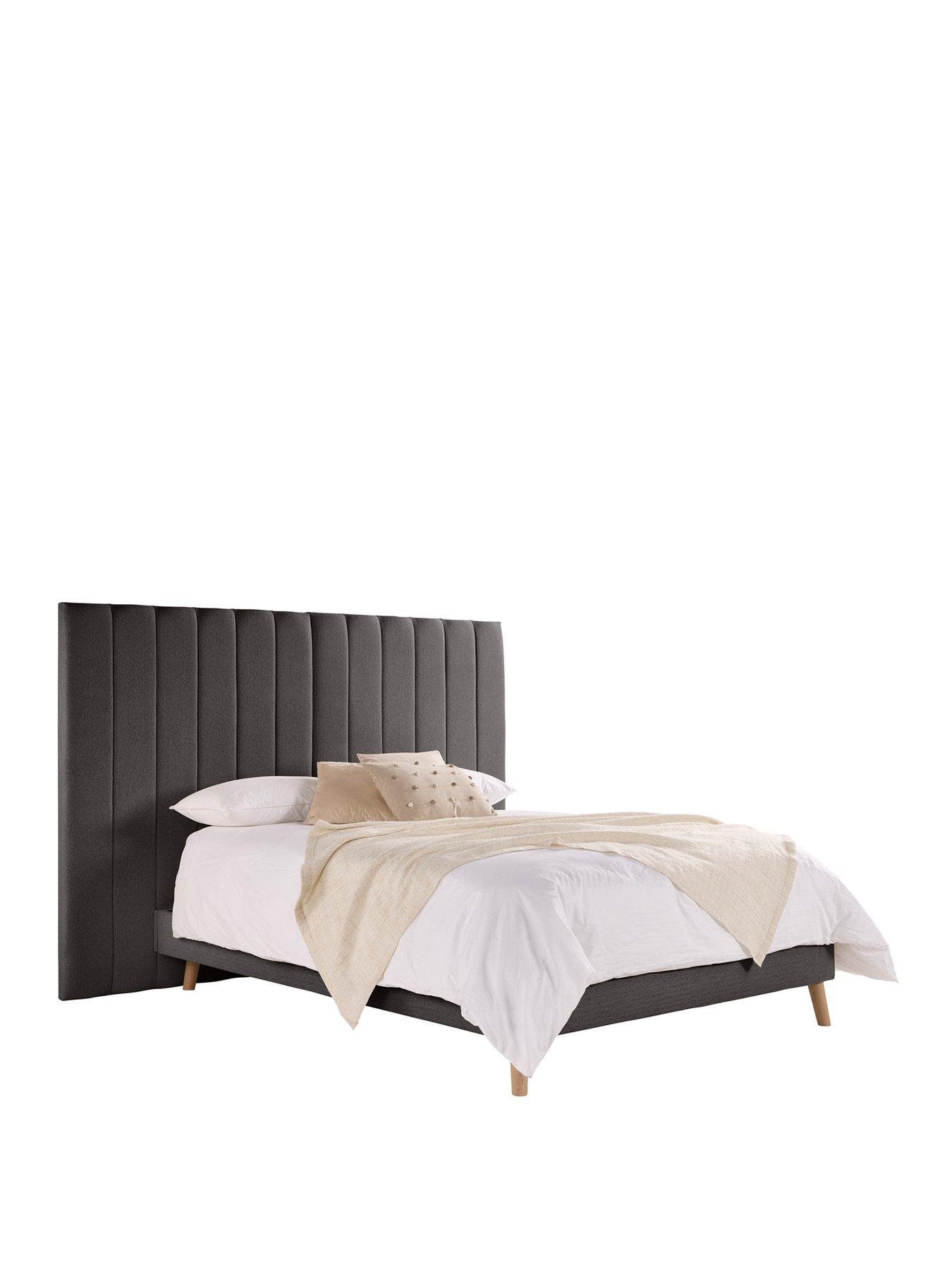 Image 2 of 5 of Aspire Solara Twill Bed- Charcoal