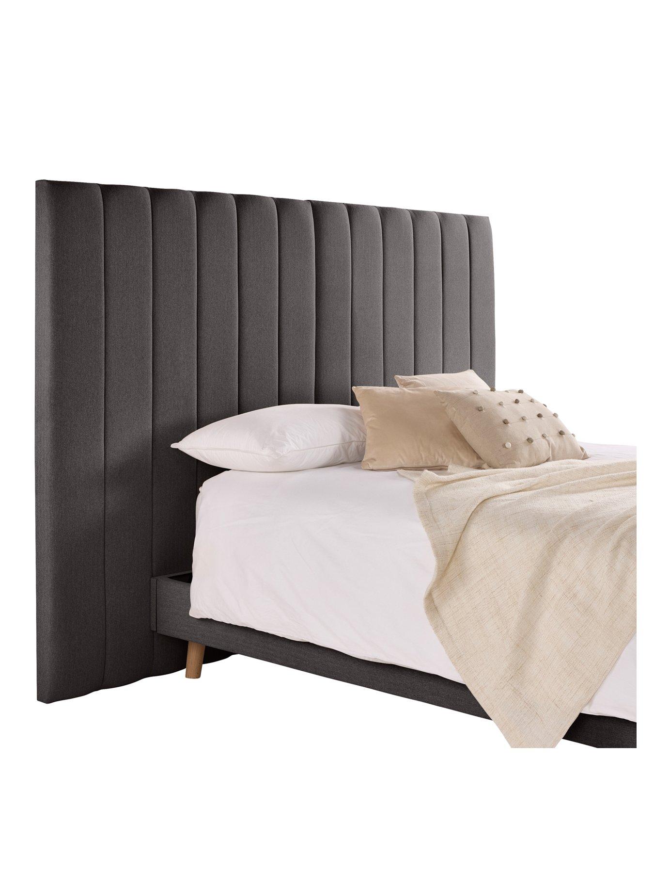 Image 4 of 5 of Aspire Solara Twill Bed- Charcoal
