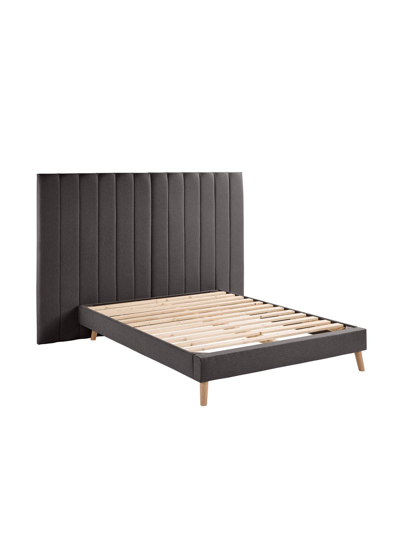 Image 5 of 5 of Aspire Solara Twill Bed- Charcoal