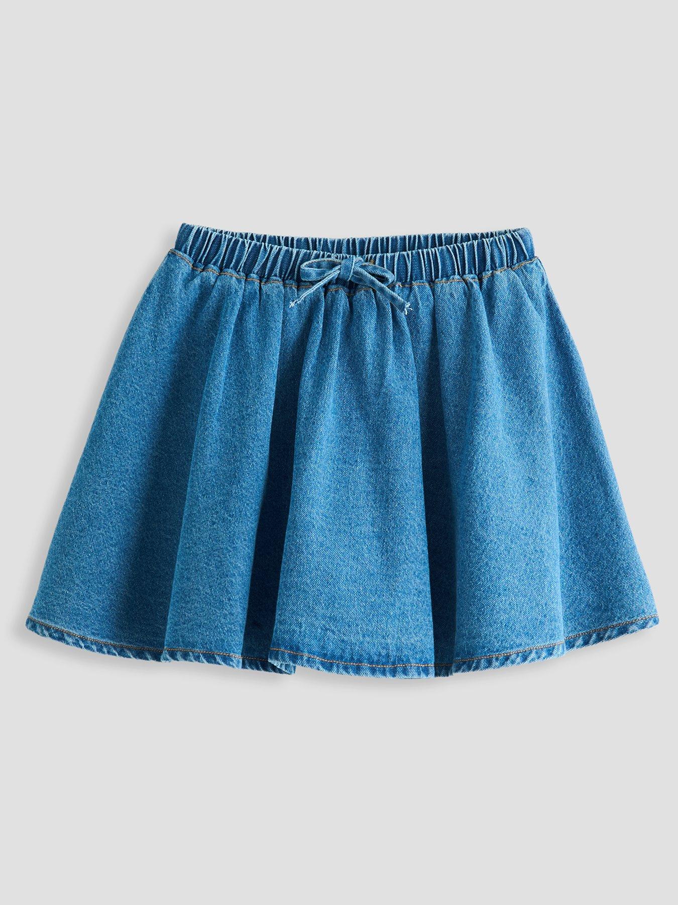 The Very Collection Girls Denim Skirt - Blue