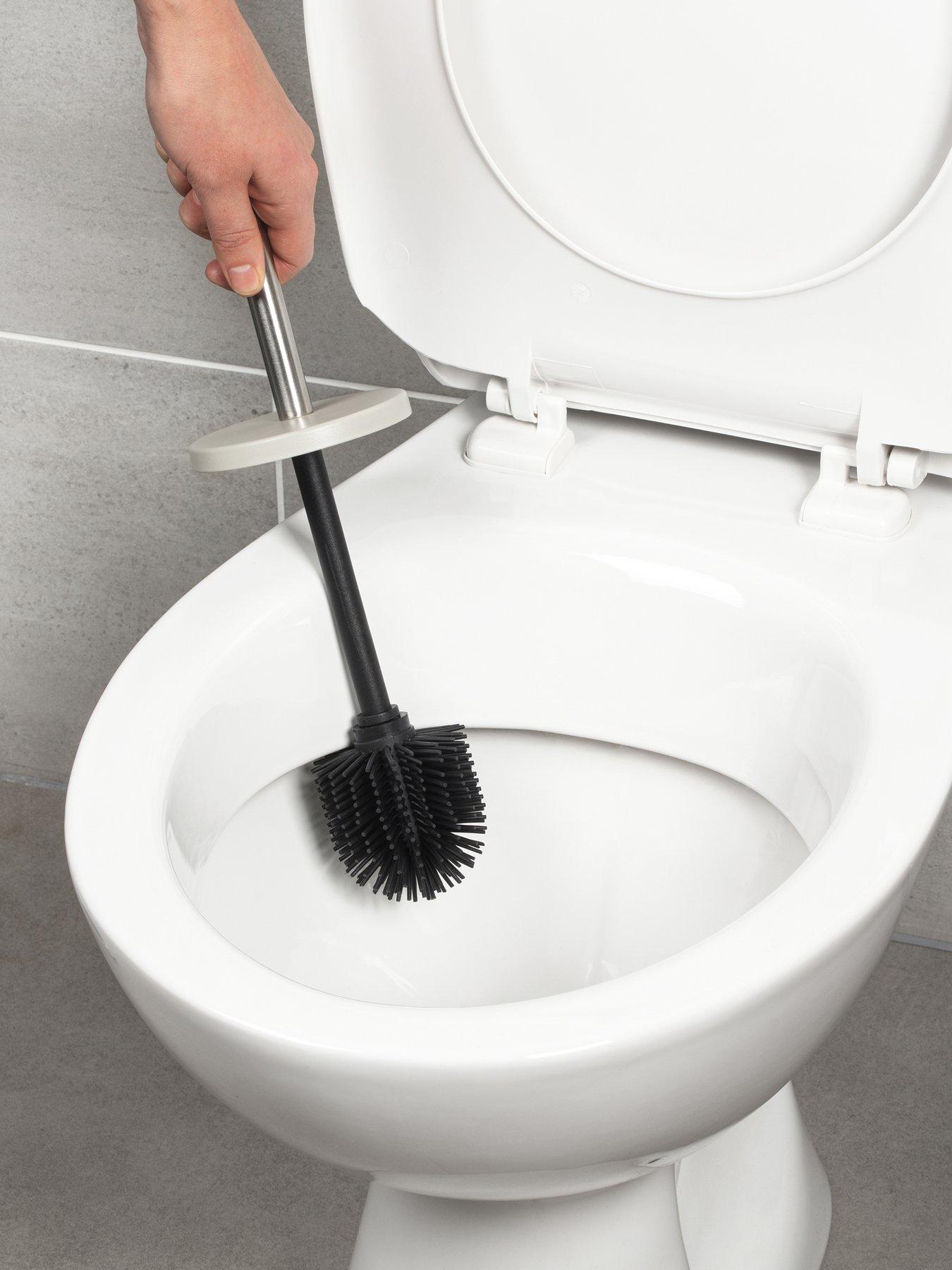 Image 3 of 4 of Beldray Silver 5l D Shape Bin And Antibac Flexible Head Toilet Brush