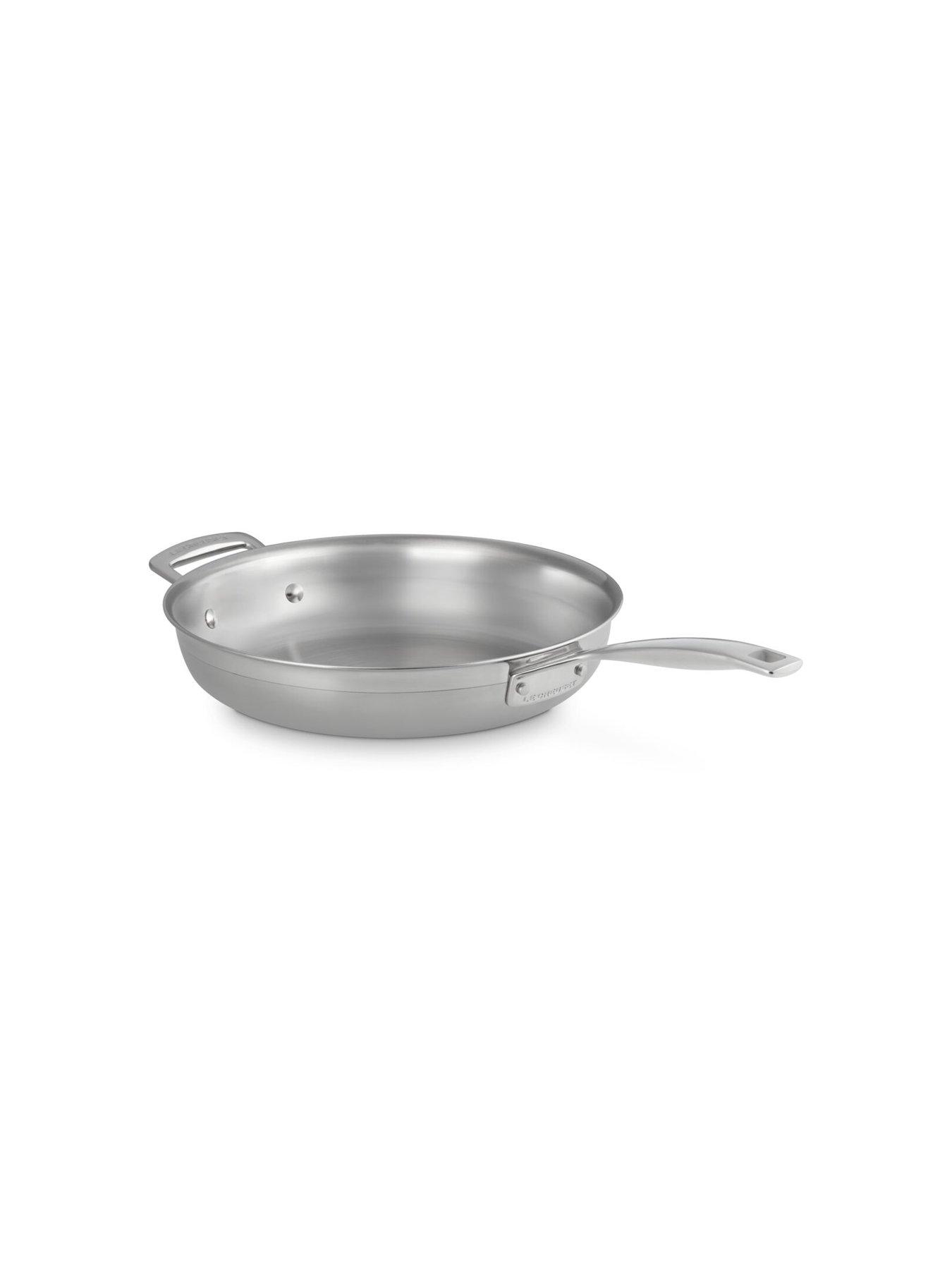 Image 3 of 7 of Le Creuset Le Creuset Classic 3-ply Stainless Steel Uncoated Frying Pan 28cm