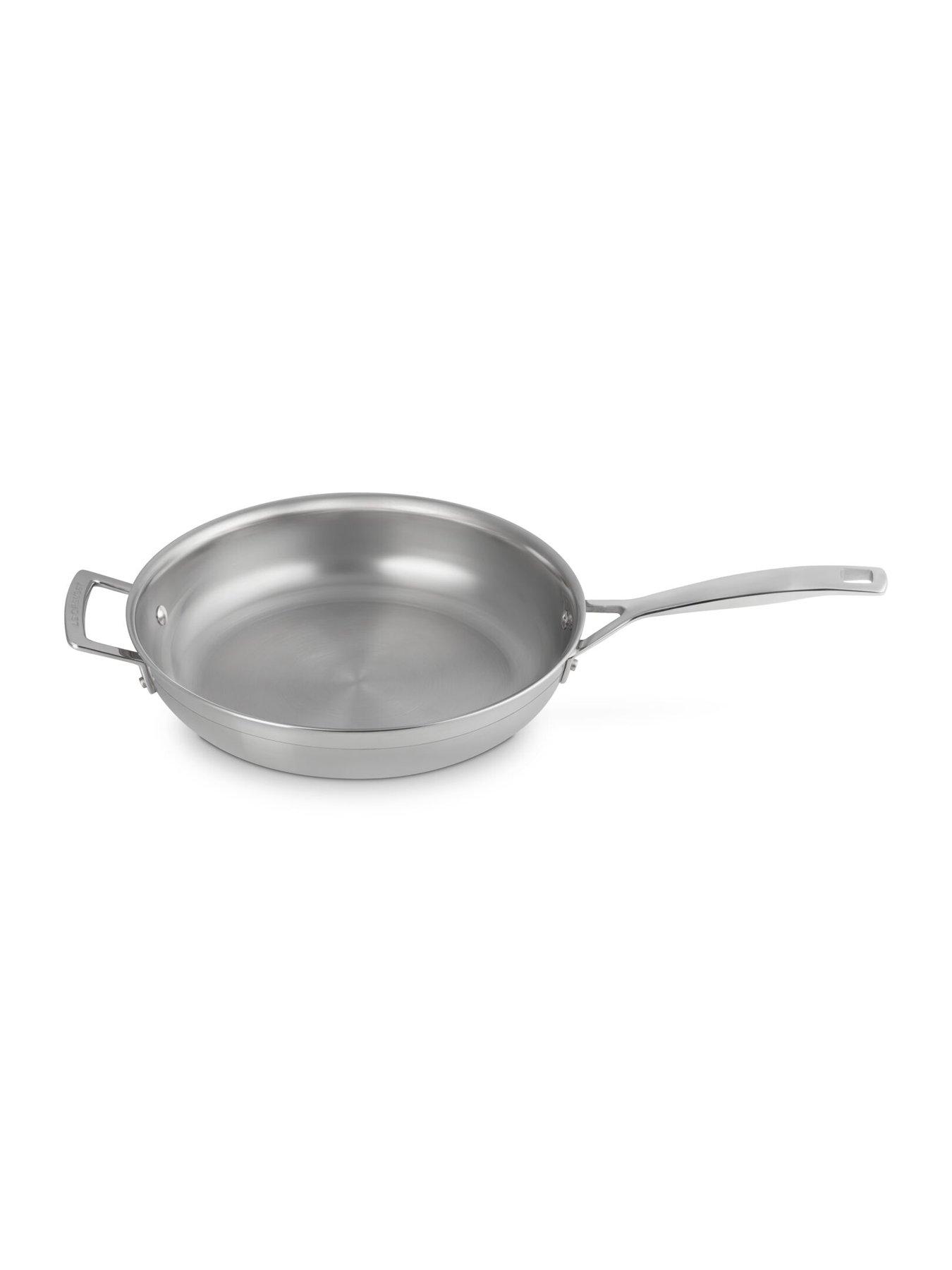 Image 4 of 7 of Le Creuset Le Creuset Classic 3-ply Stainless Steel Uncoated Frying Pan 28cm