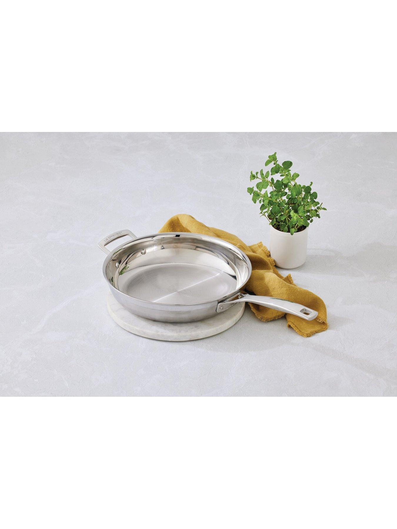 Image 7 of 7 of Le Creuset Le Creuset Classic 3-ply Stainless Steel Uncoated Frying Pan 28cm