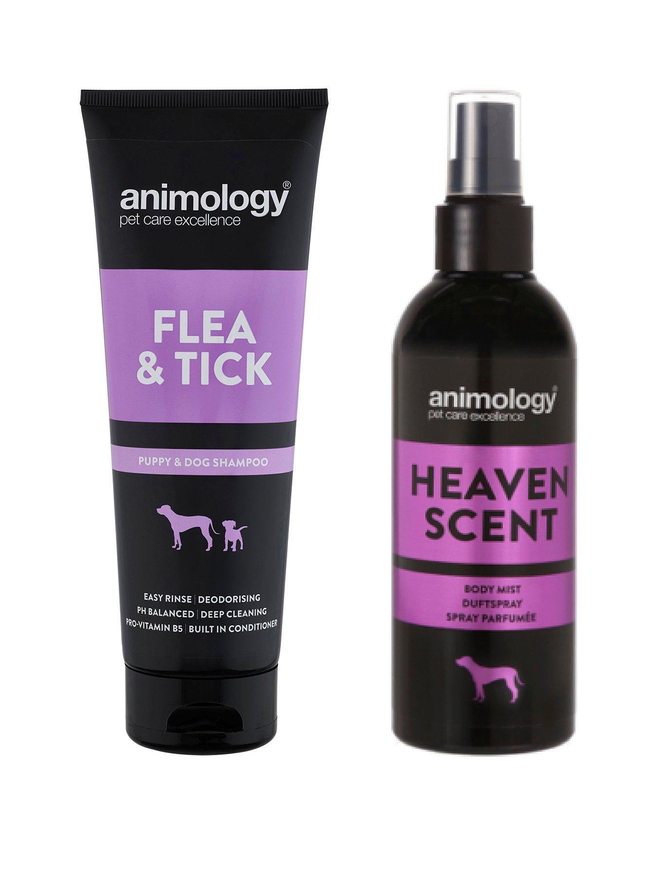 Animology Dog Flea & Tick Shampoo 250ml/Heaven Scent  Fragrance Mist 150ml