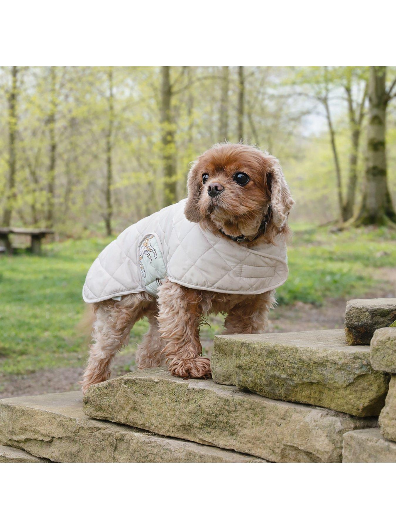 banbury-co-grey-print-quilted-dog-coat-largedetail
