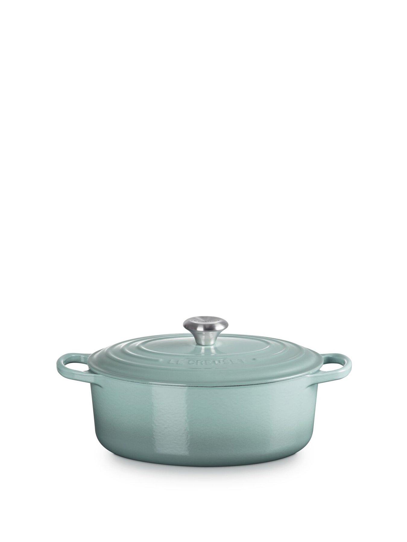 Le Creuset Le Creuset Signature Cast Iron Oval Casserole 29cm Sea Salt