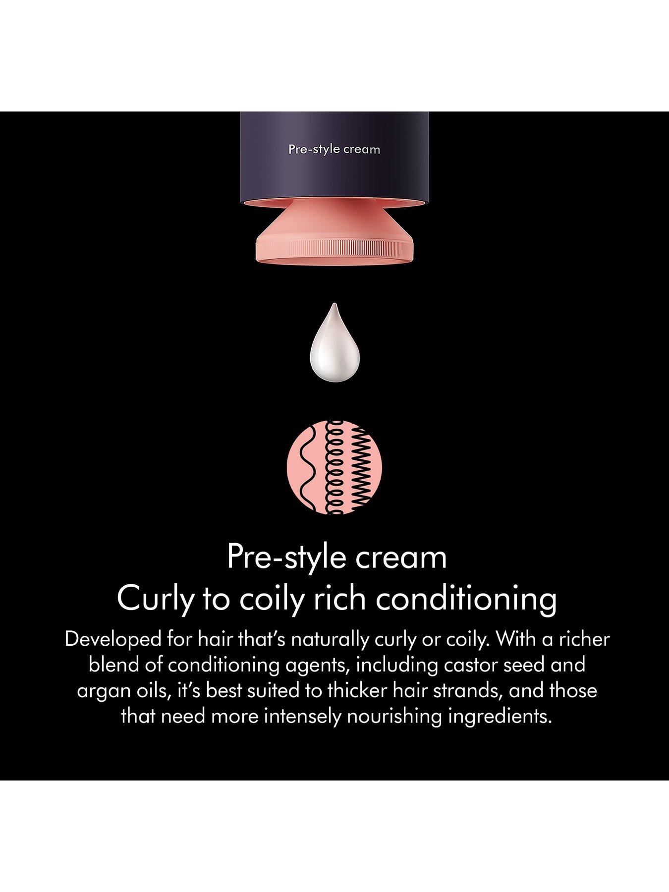 Image 3 of 7 of Dyson Chitosan&trade; Pre-style cream Curly to coily rich conditioning 100ml