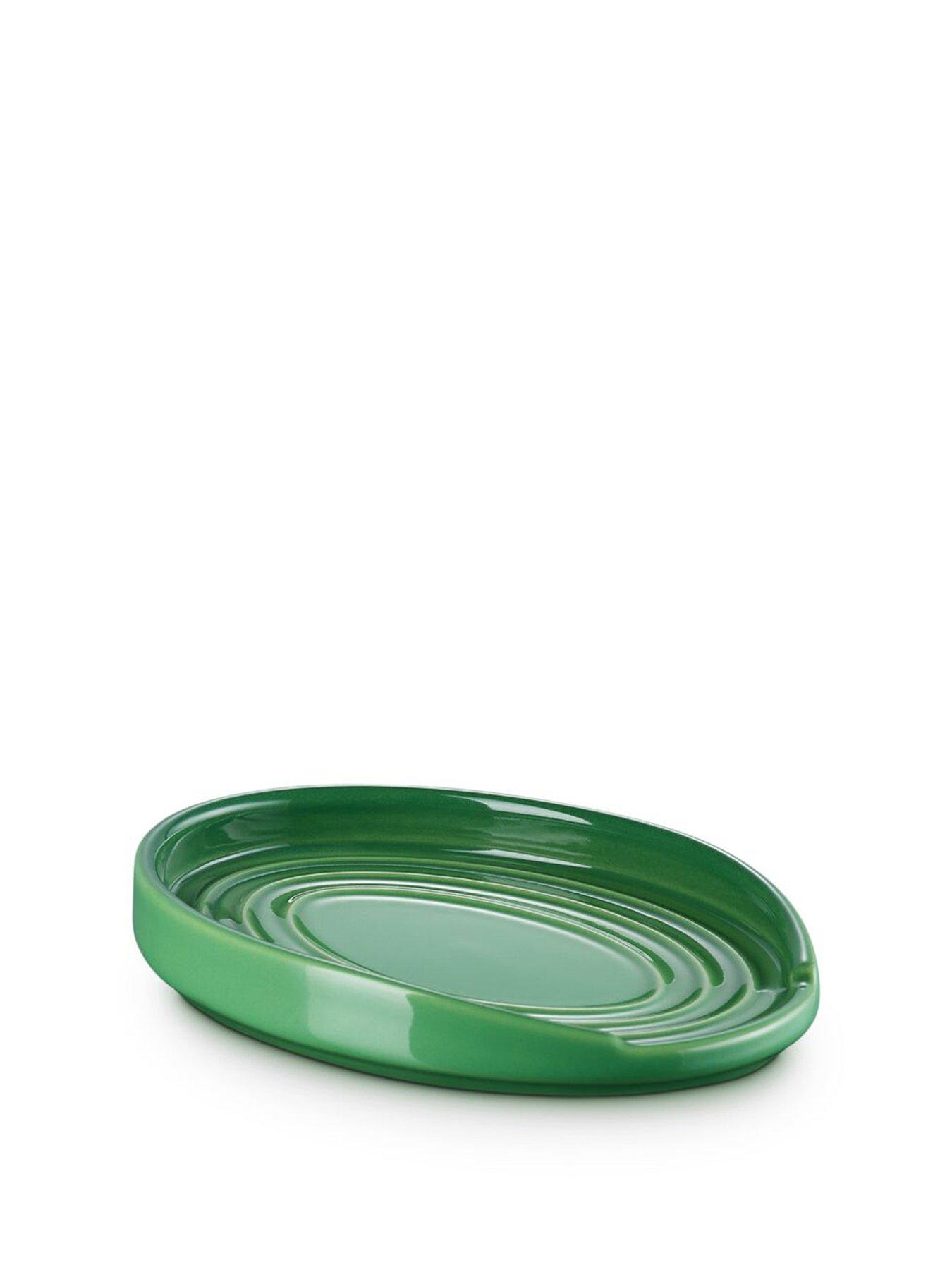 Image 1 of 6 of Le Creuset Le Creuset Stoneware Oval Spoon Rest Bamboo