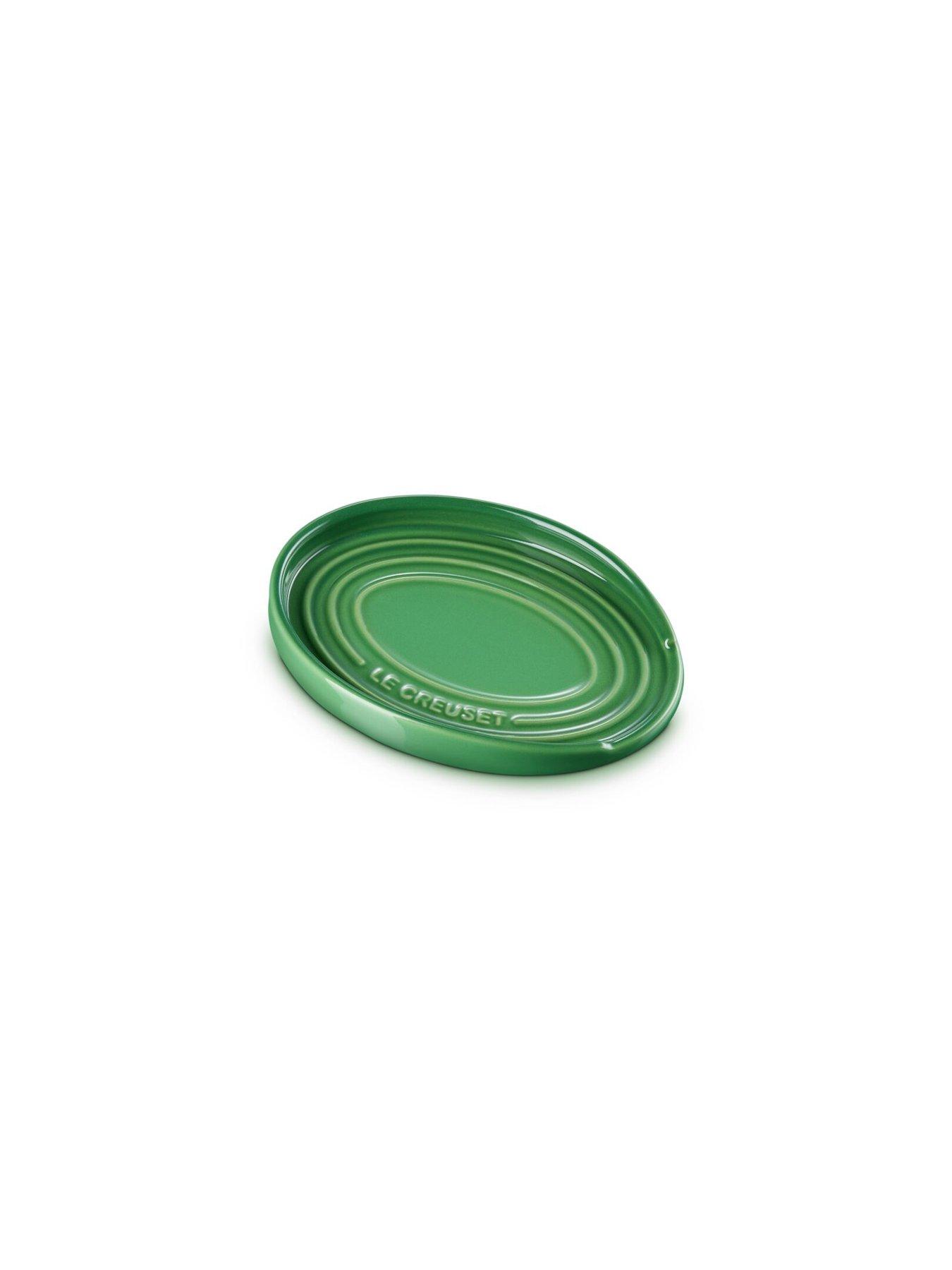Image 3 of 6 of Le Creuset Le Creuset Stoneware Oval Spoon Rest Bamboo