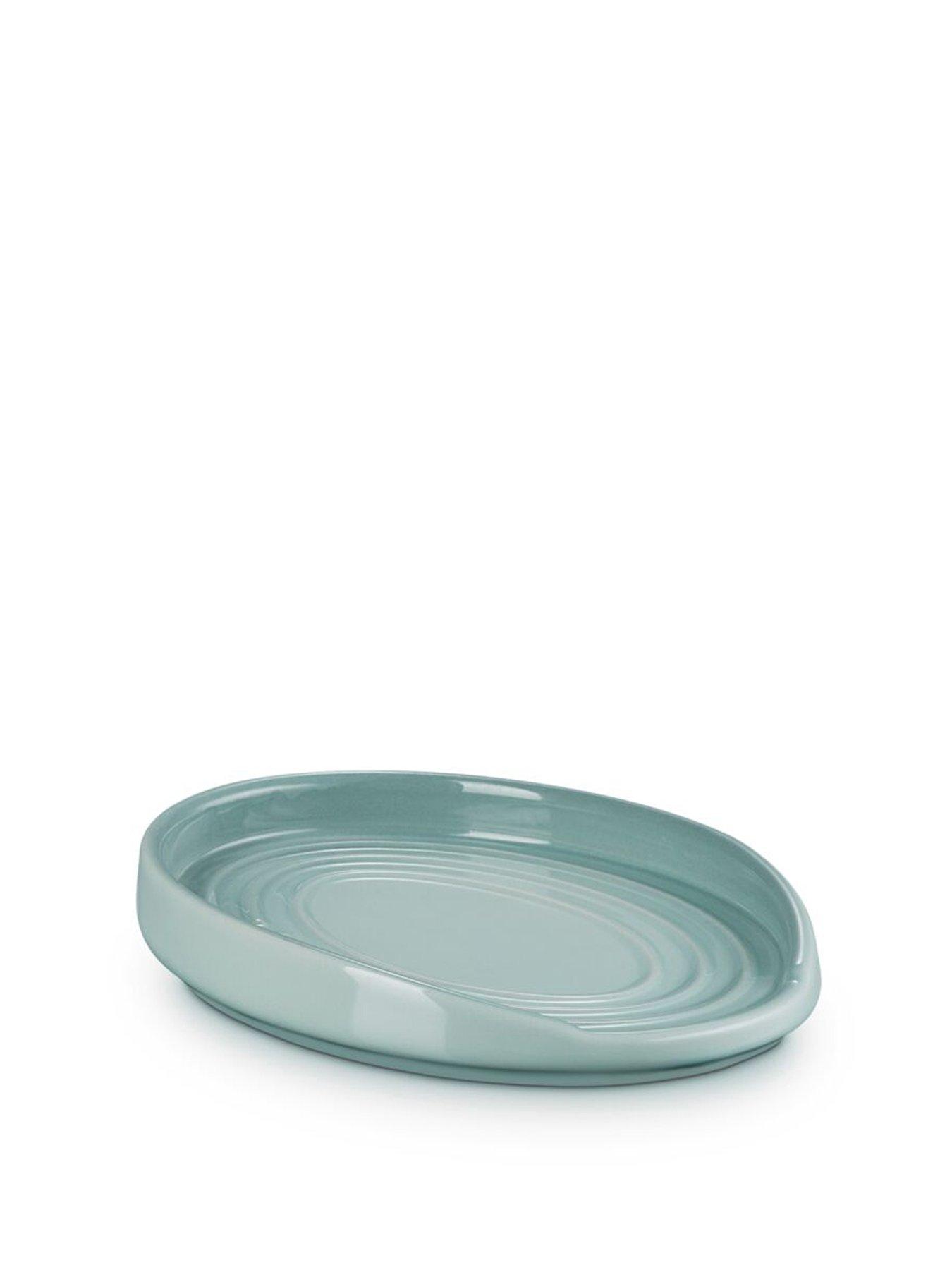 Le Creuset Le Creuset Stoneware Oval Spoon Rest Sea Salt