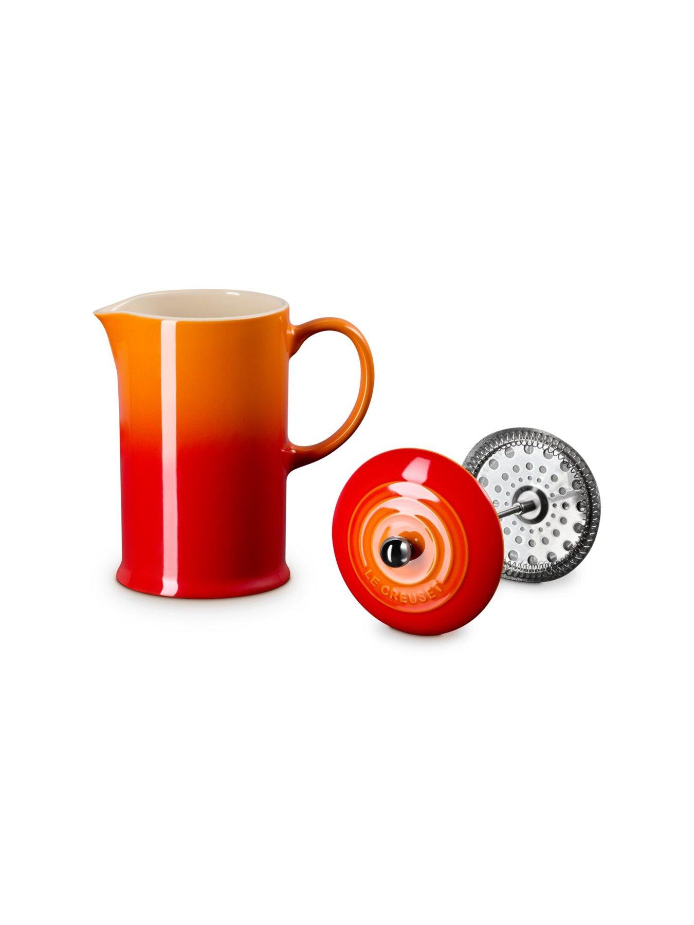 Image 3 of 4 of Le Creuset Le Creuset Stoneware Cafetiere with Metal Press 1L Chambray