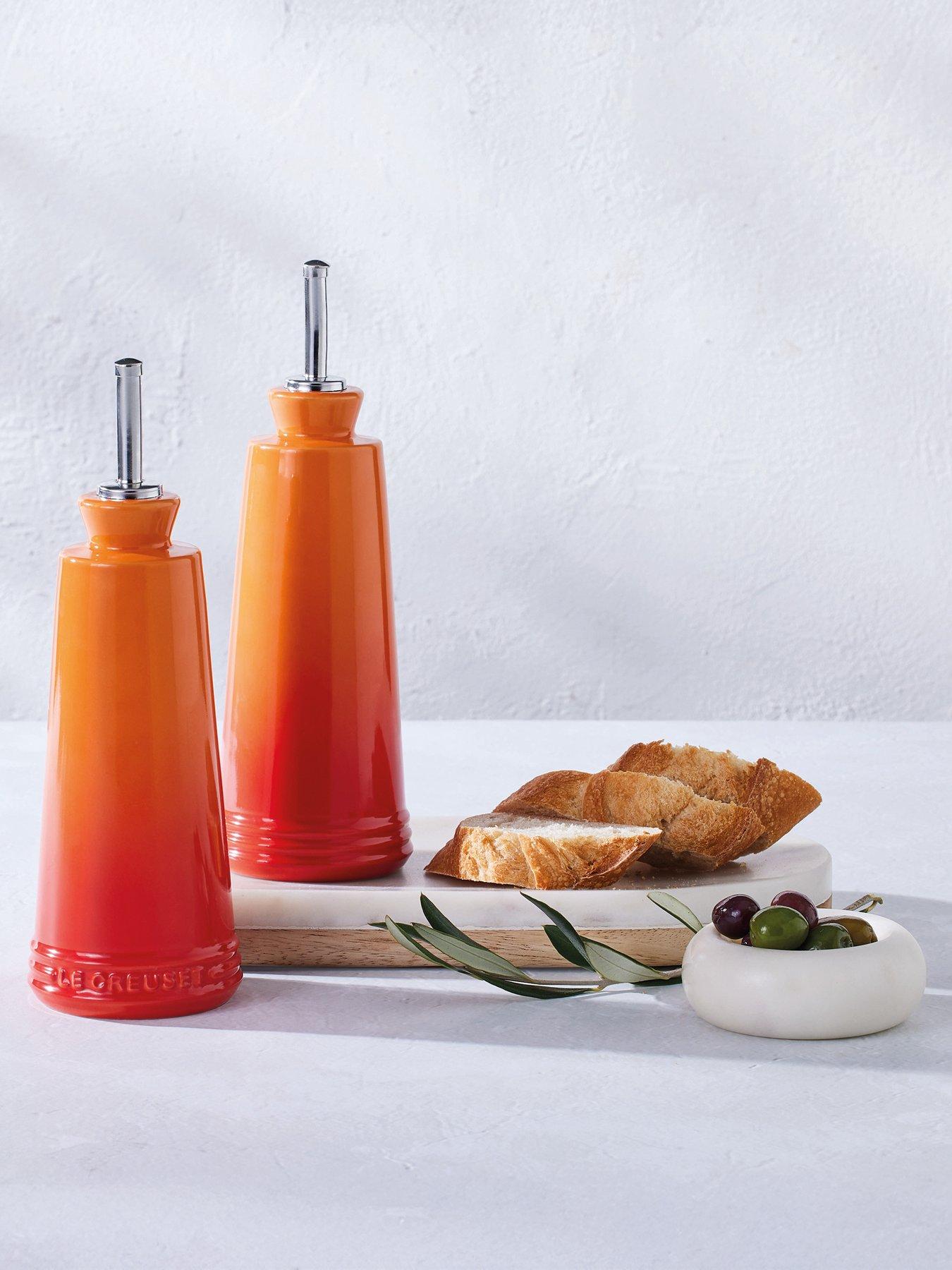 Le Creuset Le Creuset Stoneware Oil  &  Vinegar Set 330ml Volcanic