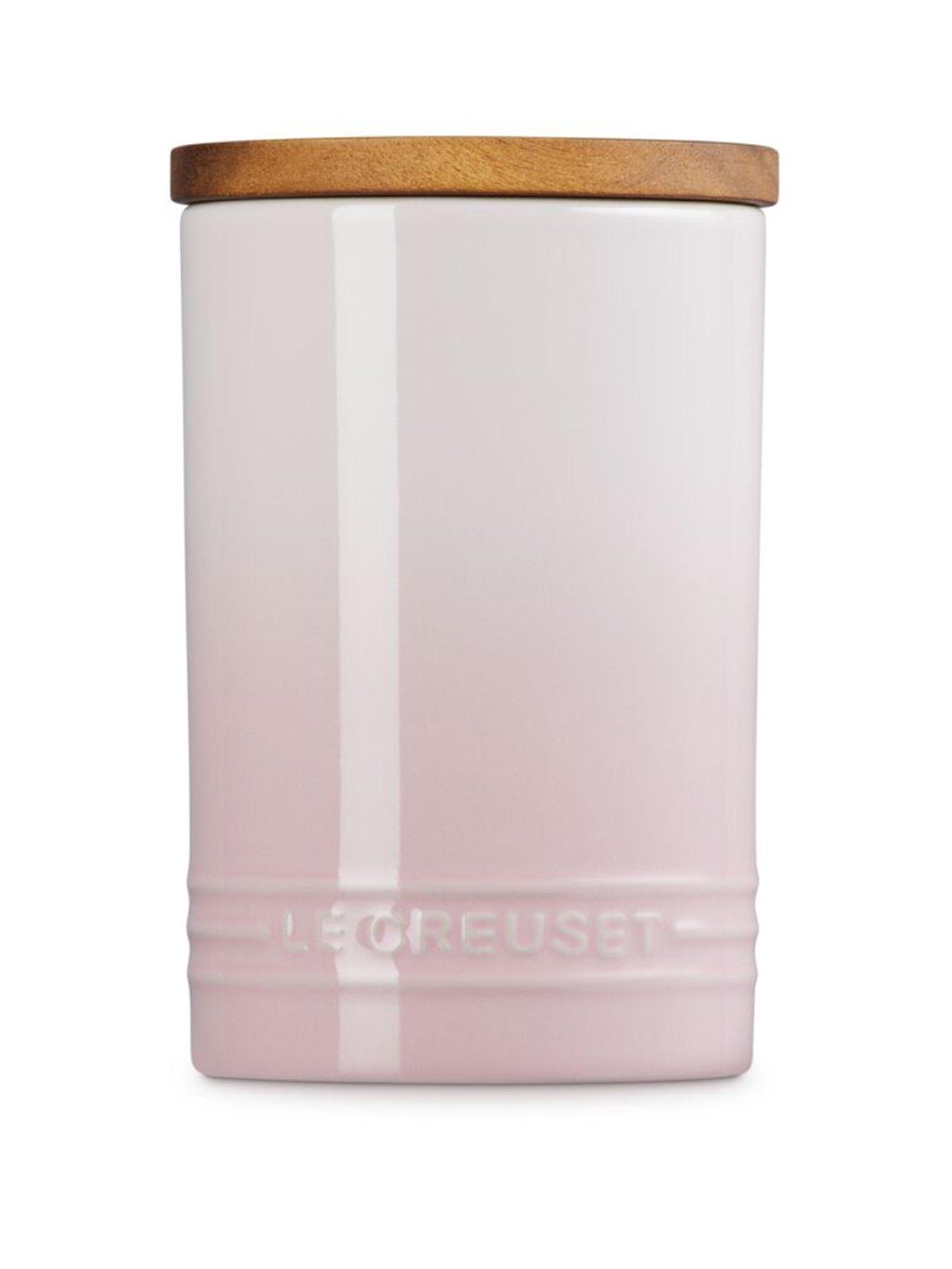 Le Creuset Le Creuset Stoneware Signature Storage Jar 770ml Shell Pink
