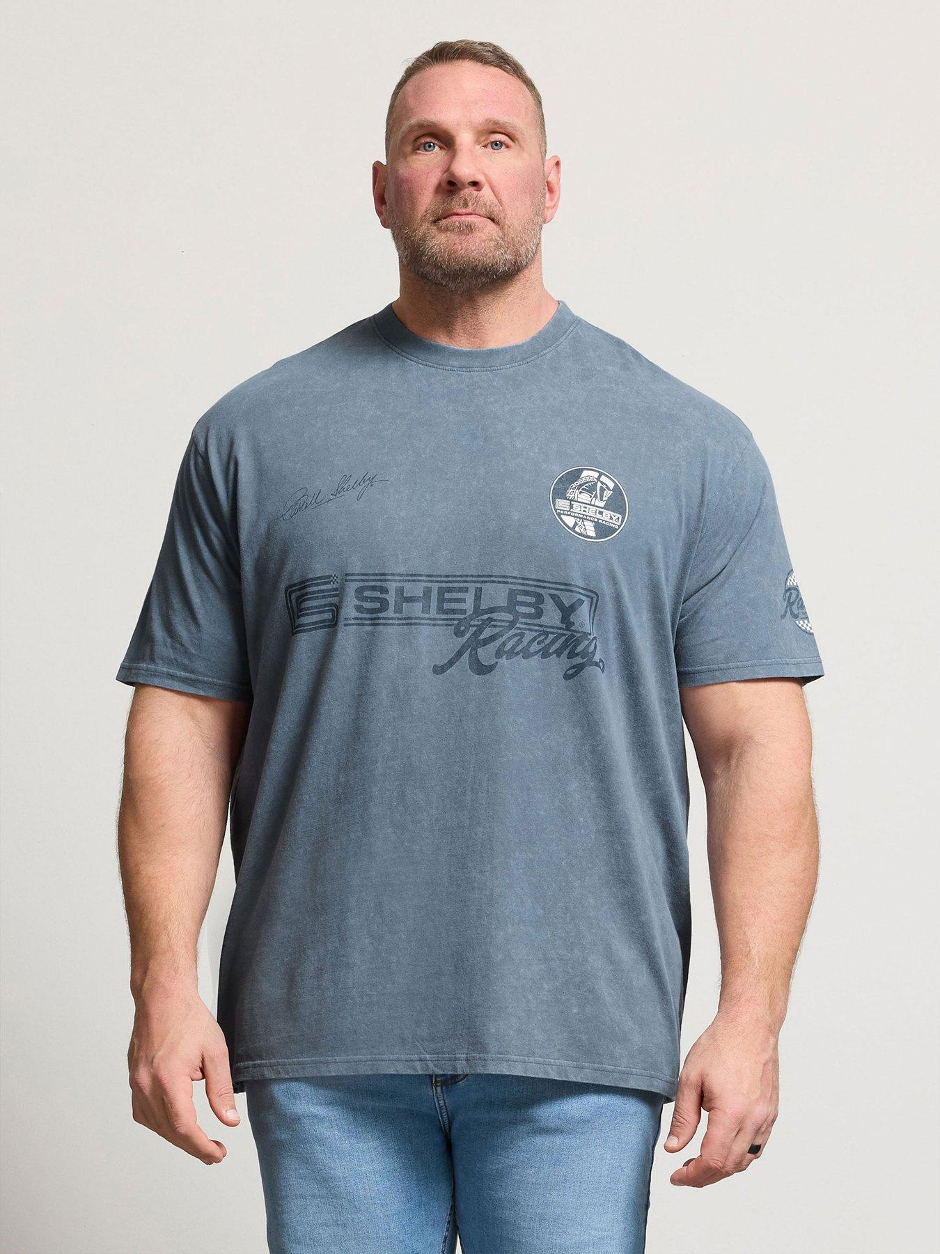 BadRhino Acid Wash Shelby T-Shirt - Blue