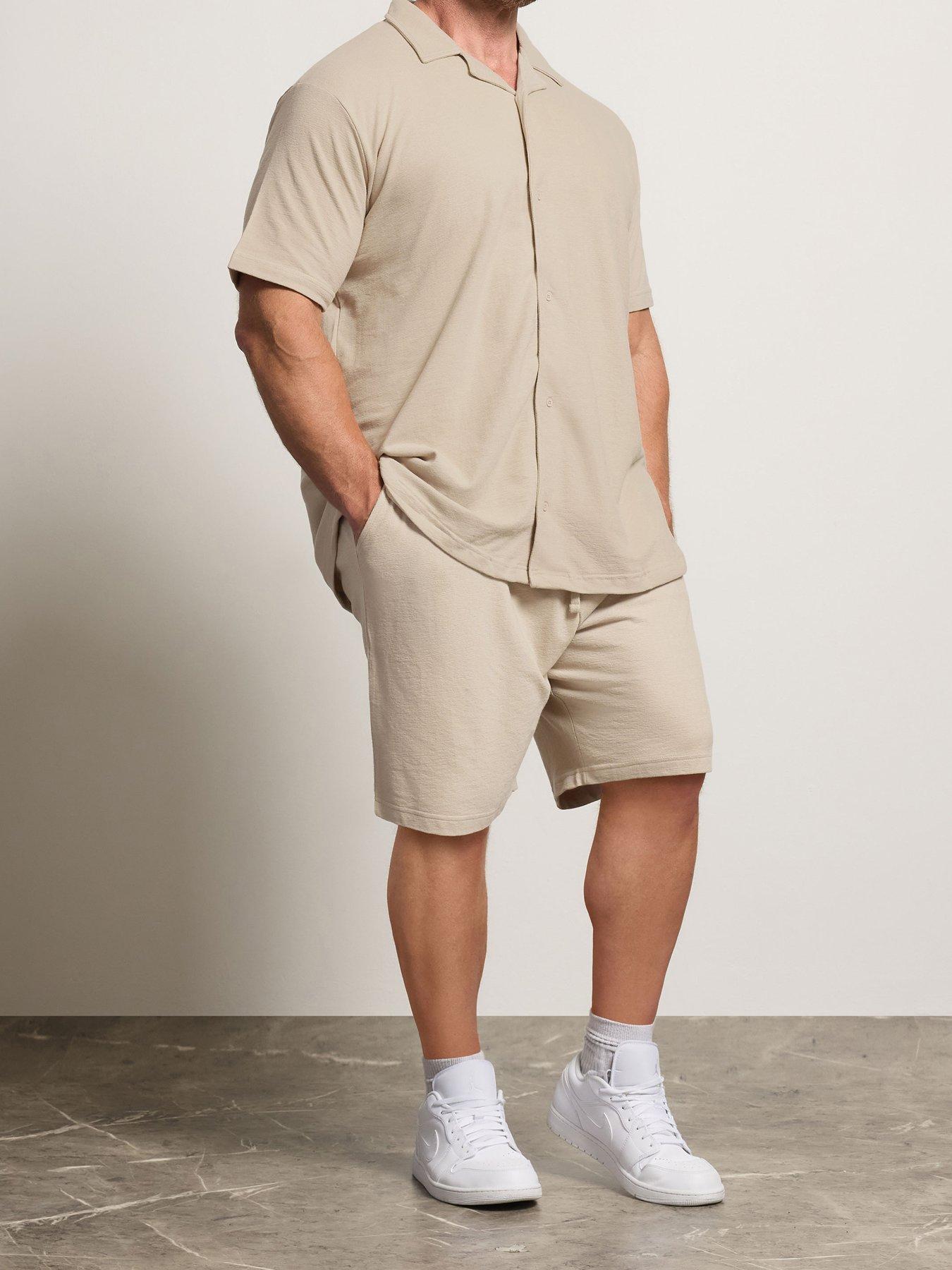 BadRhino Lightweight Cotton Jersey Shorts - Natural