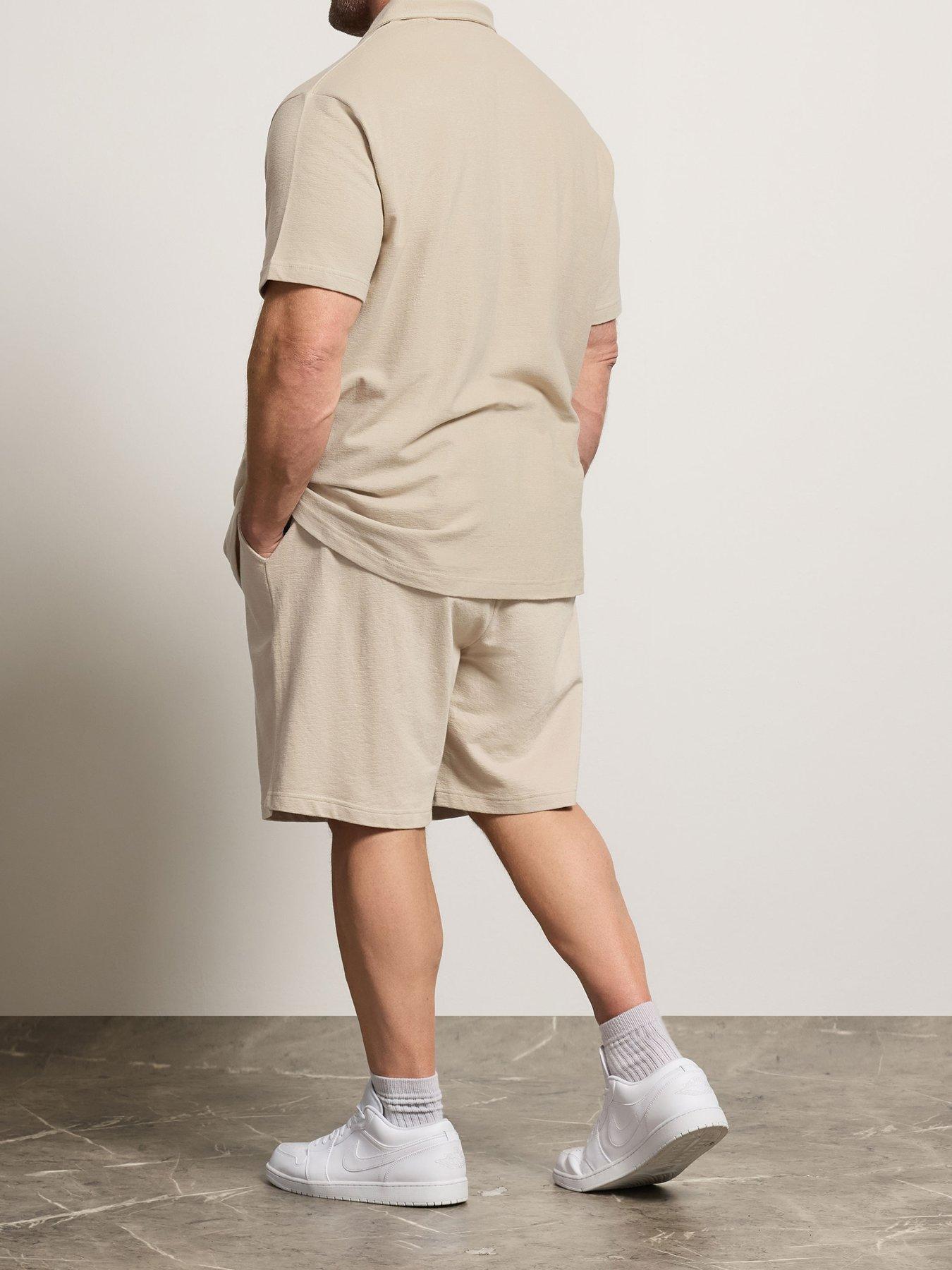 Image 2 of 4 of BadRhino Lightweight Cotton Jersey Shorts - Natural