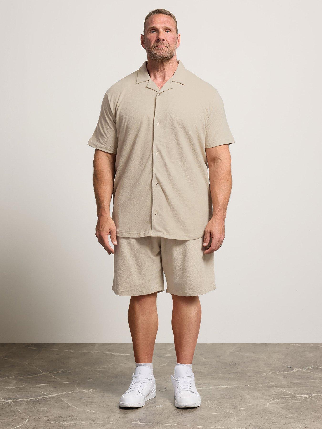 Image 3 of 4 of BadRhino Lightweight Cotton Jersey Shorts - Natural