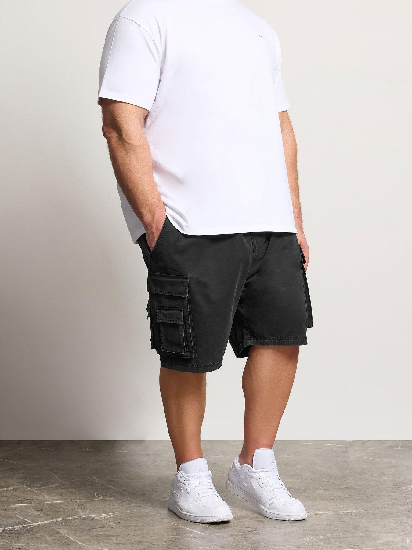 Image 1 of 5 of BadRhino Acid Wash Cargo Shorts