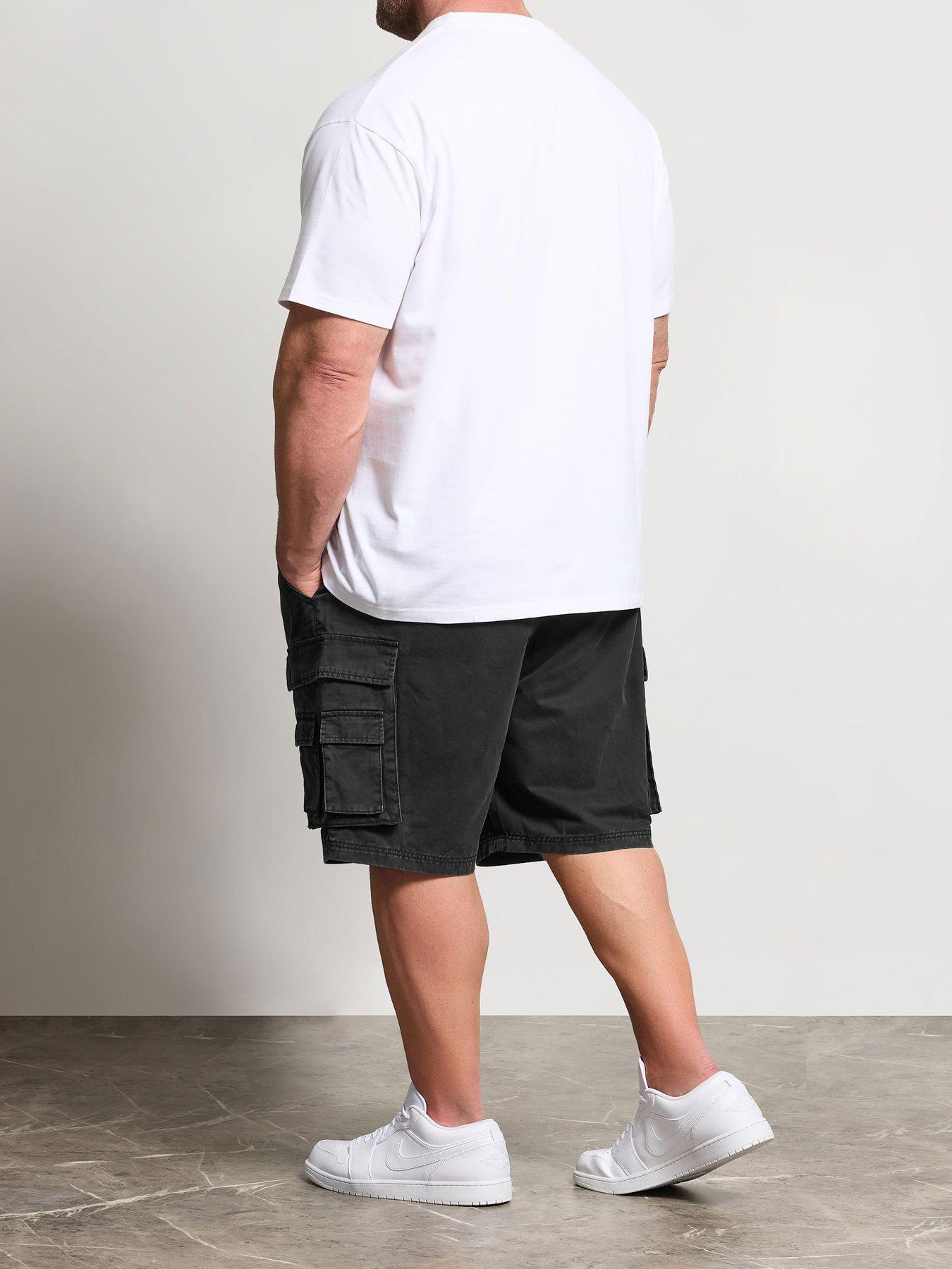 Image 2 of 5 of BadRhino Acid Wash Cargo Shorts