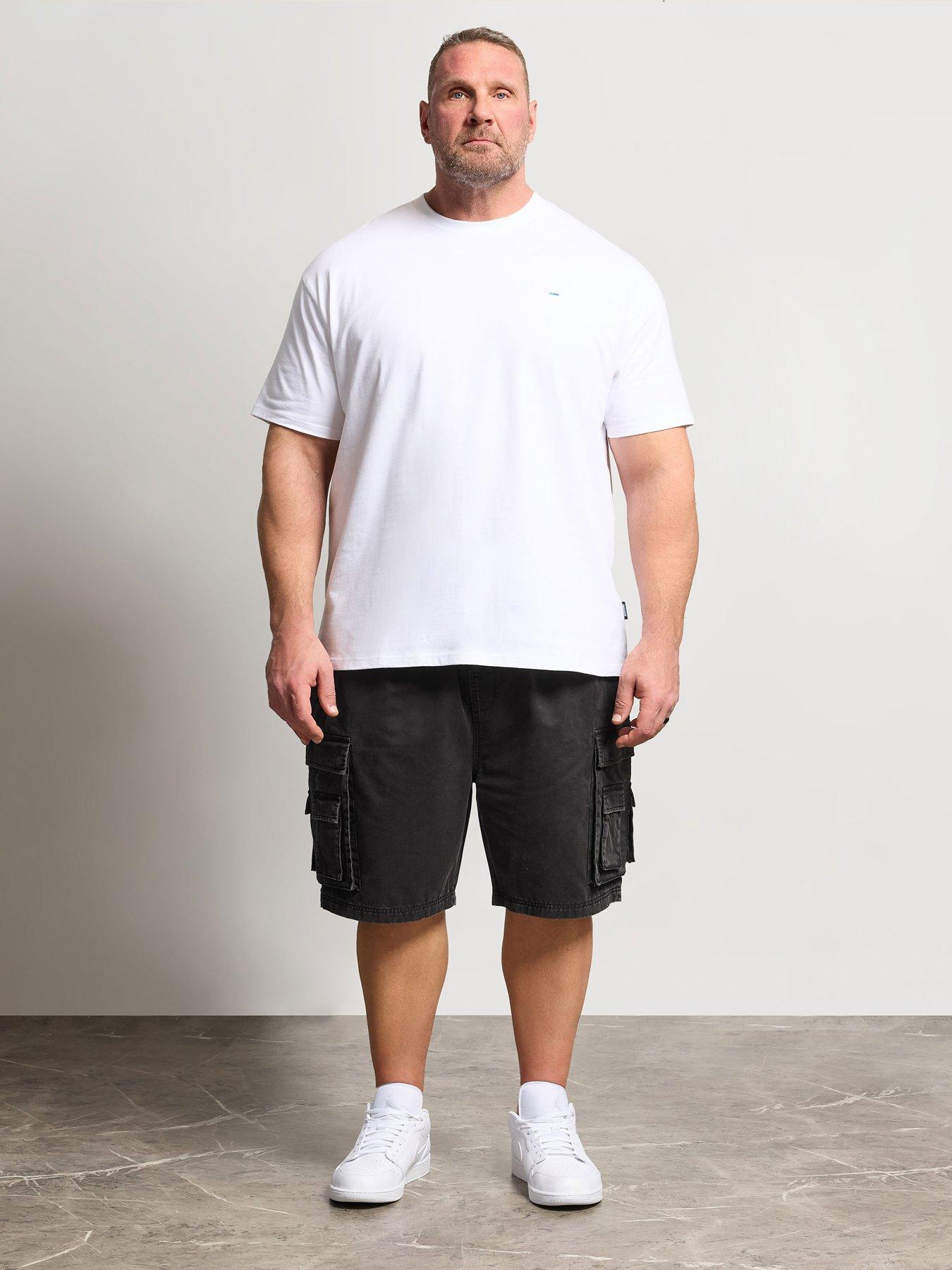 Image 3 of 5 of BadRhino Acid Wash Cargo Shorts