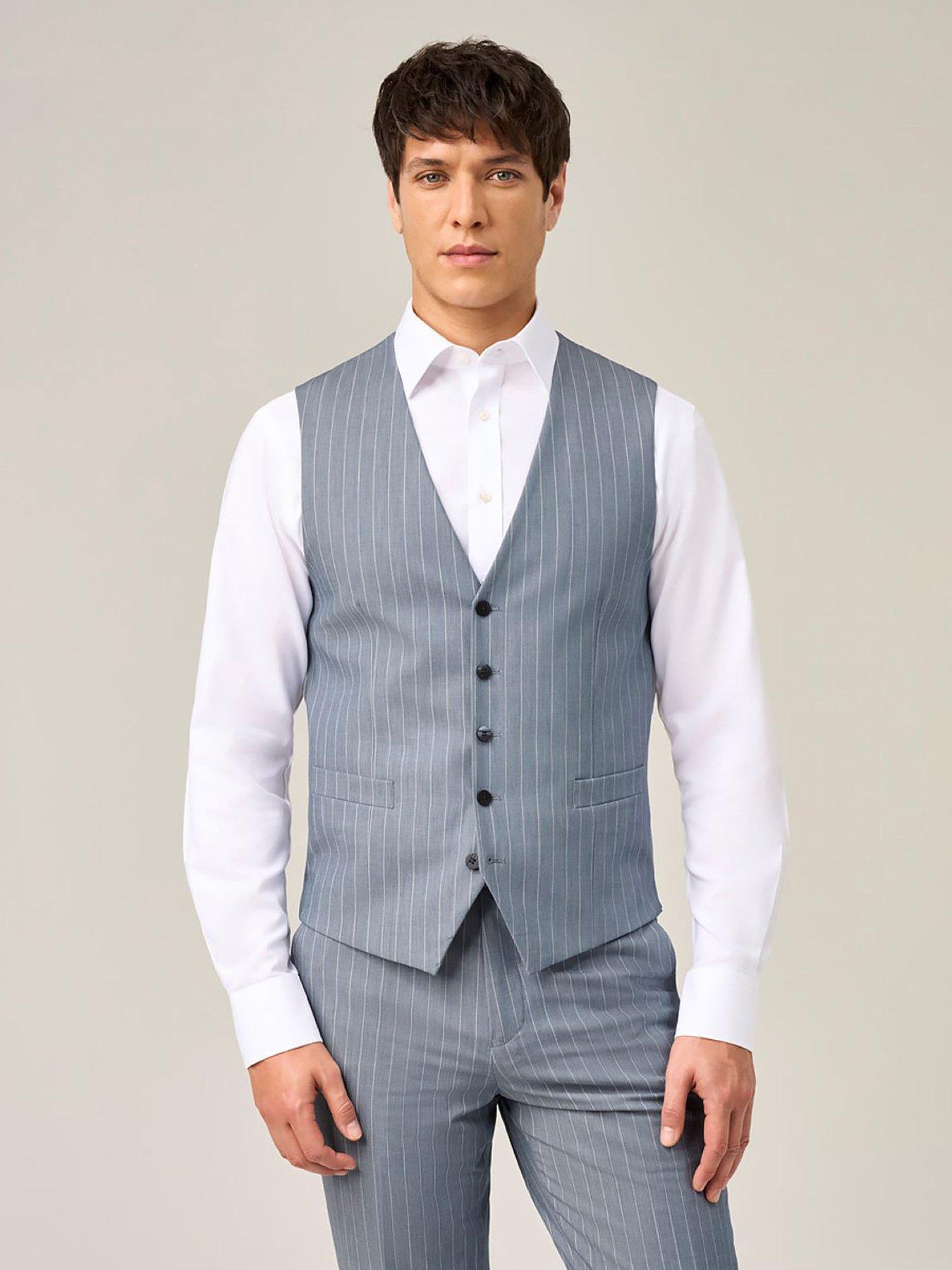 Image 1 of 5 of Skopes Skopes Levins Pinstripe Waistcoat
