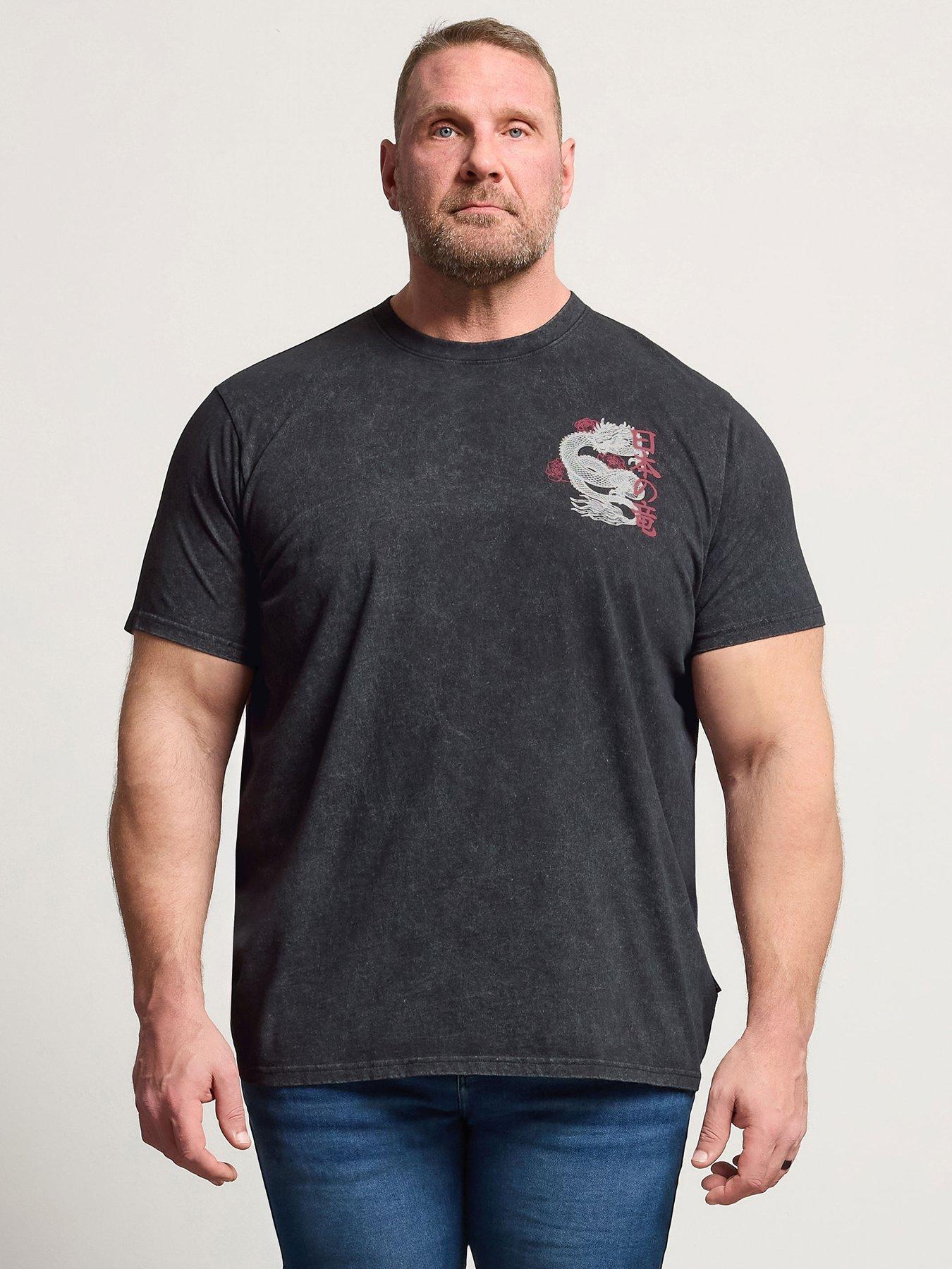 BadRhino Badrhino Dragon Acid Wash T-shirt