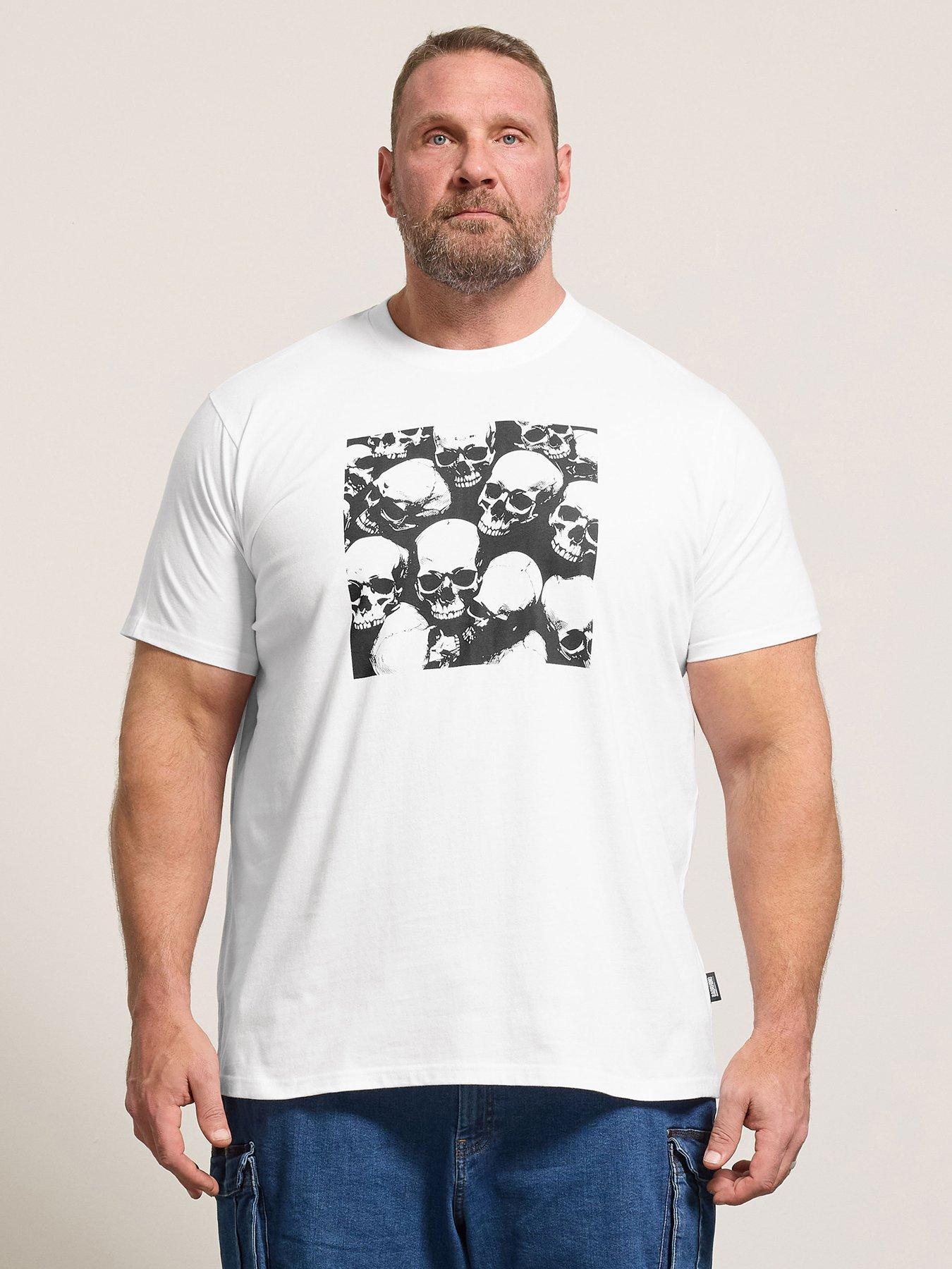 Image 1 of 5 of BadRhino Badrhino Skull Square T-shirt
