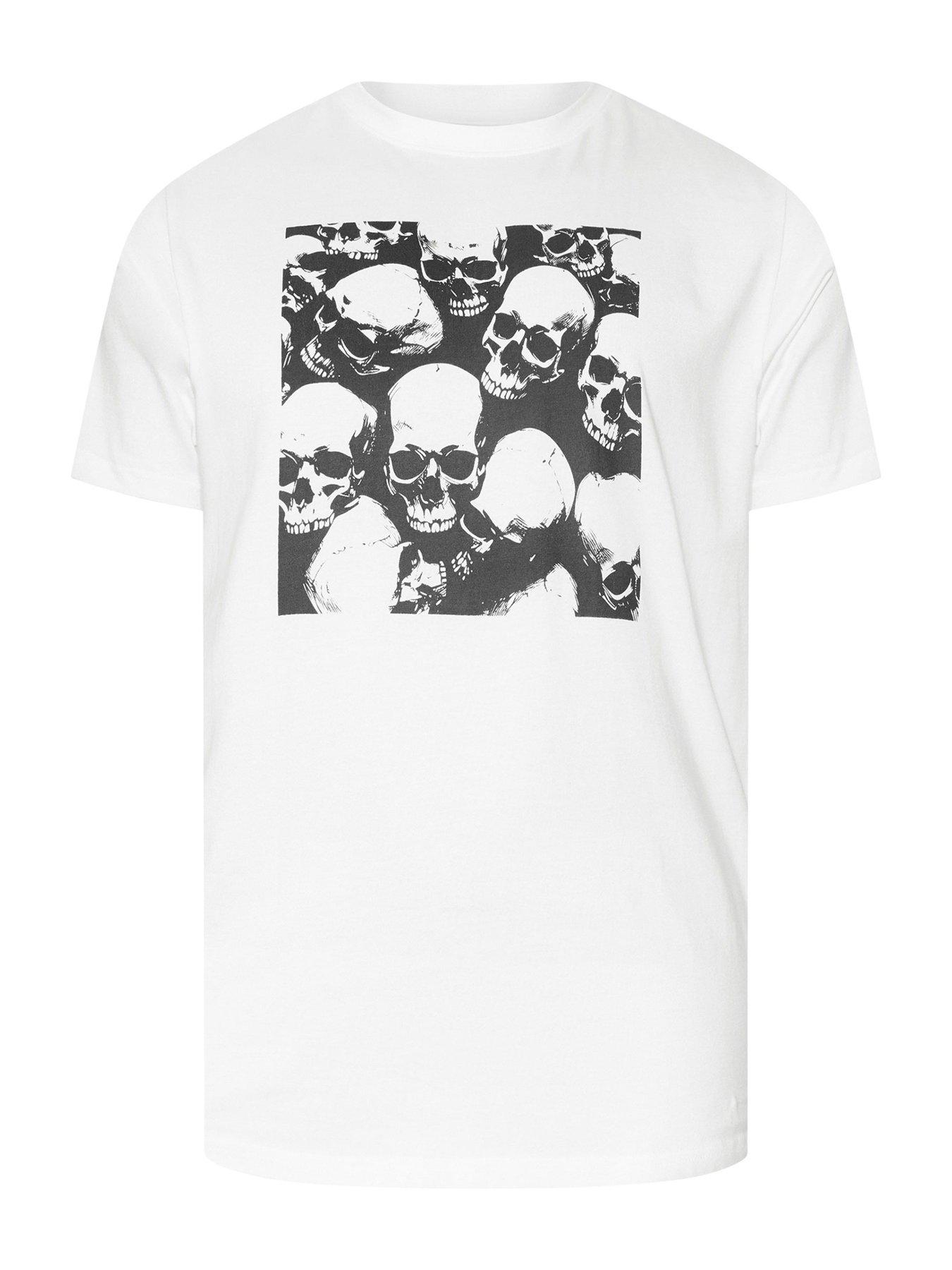 Image 5 of 5 of BadRhino Badrhino Skull Square T-shirt
