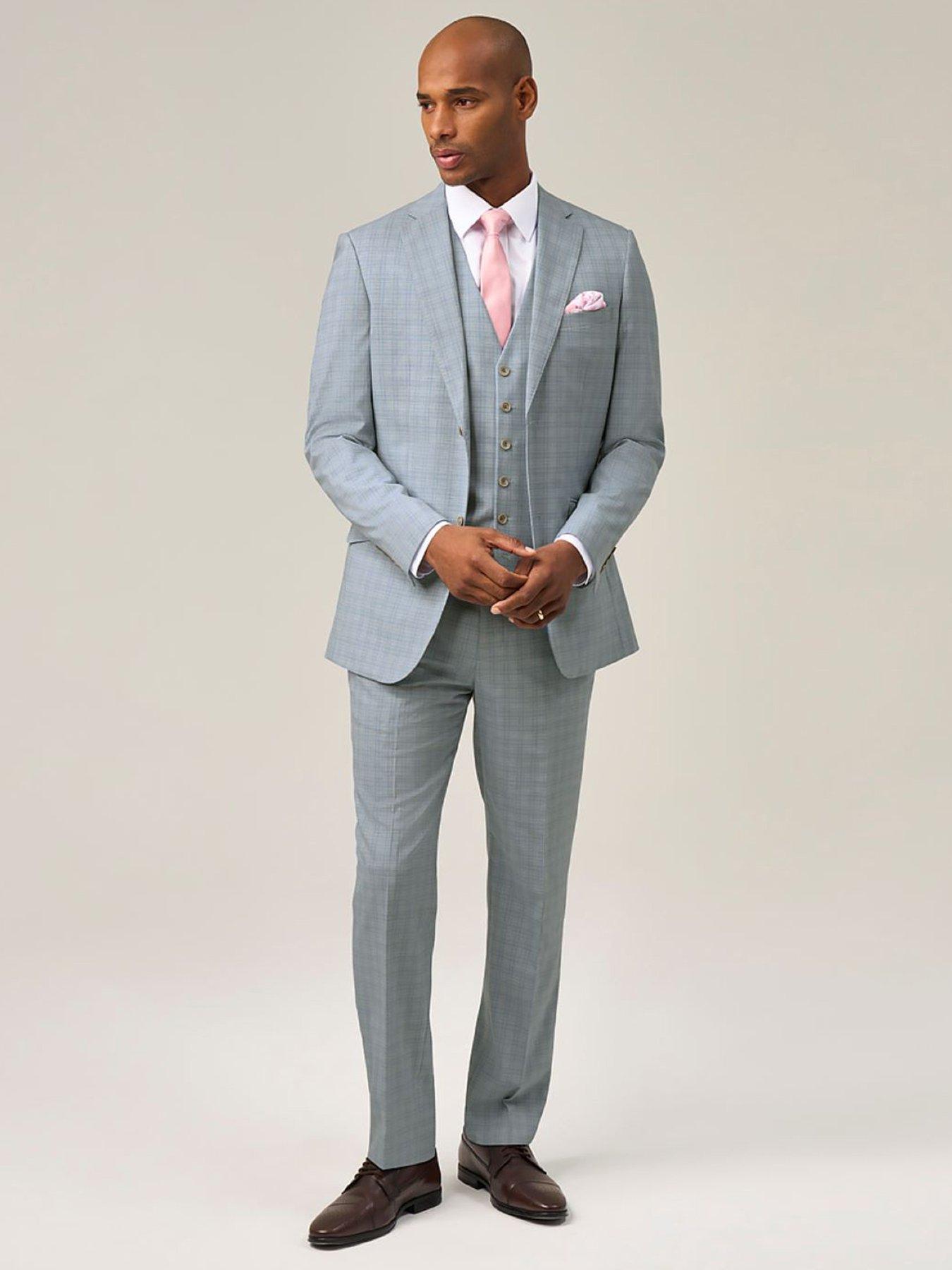 Image 3 of 5 of Skopes Skopes Arlen Check Tailored Fit Suit Trousers