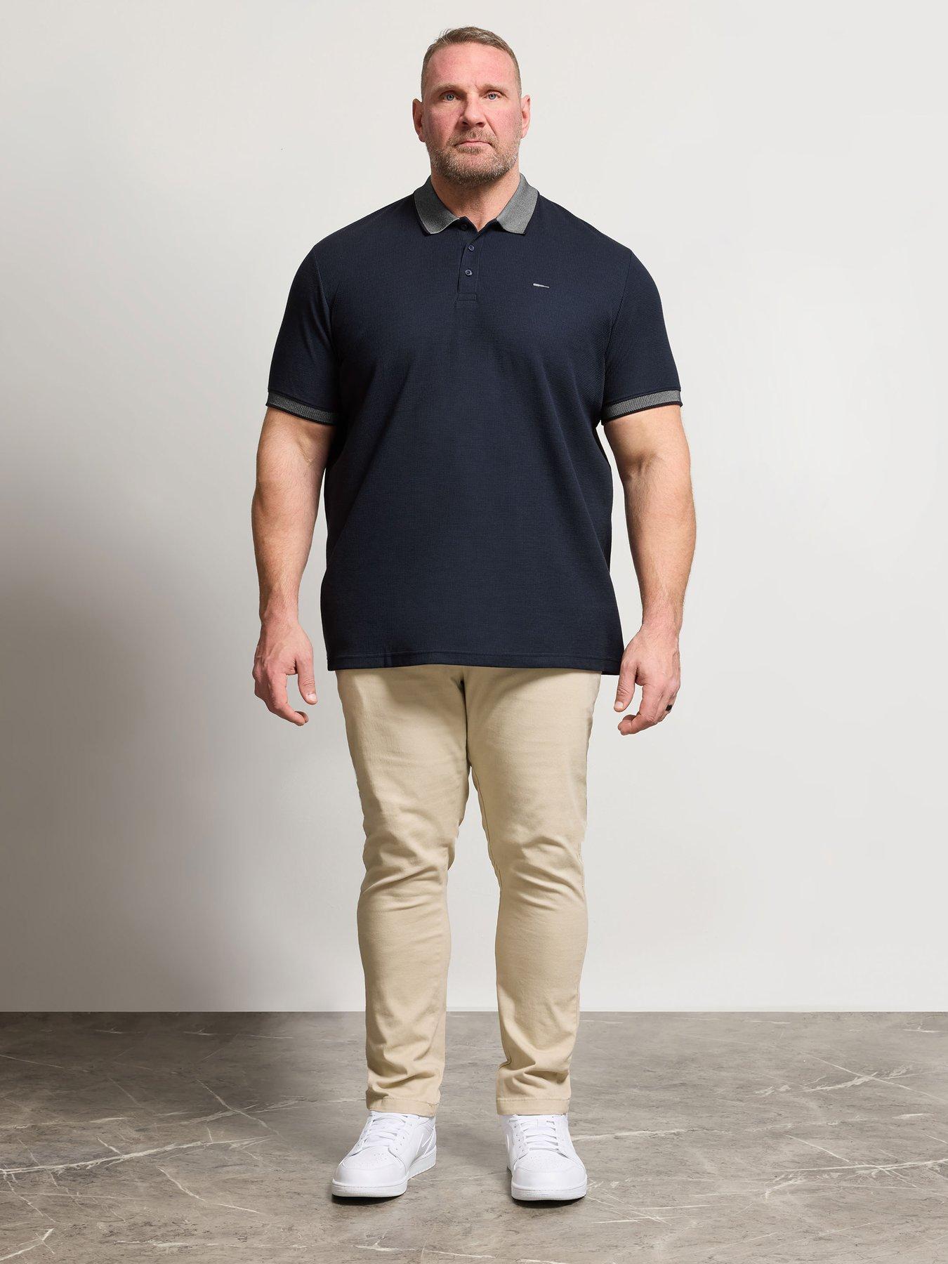 badrhino-two-tone-waffle-polo-shirt-blueback