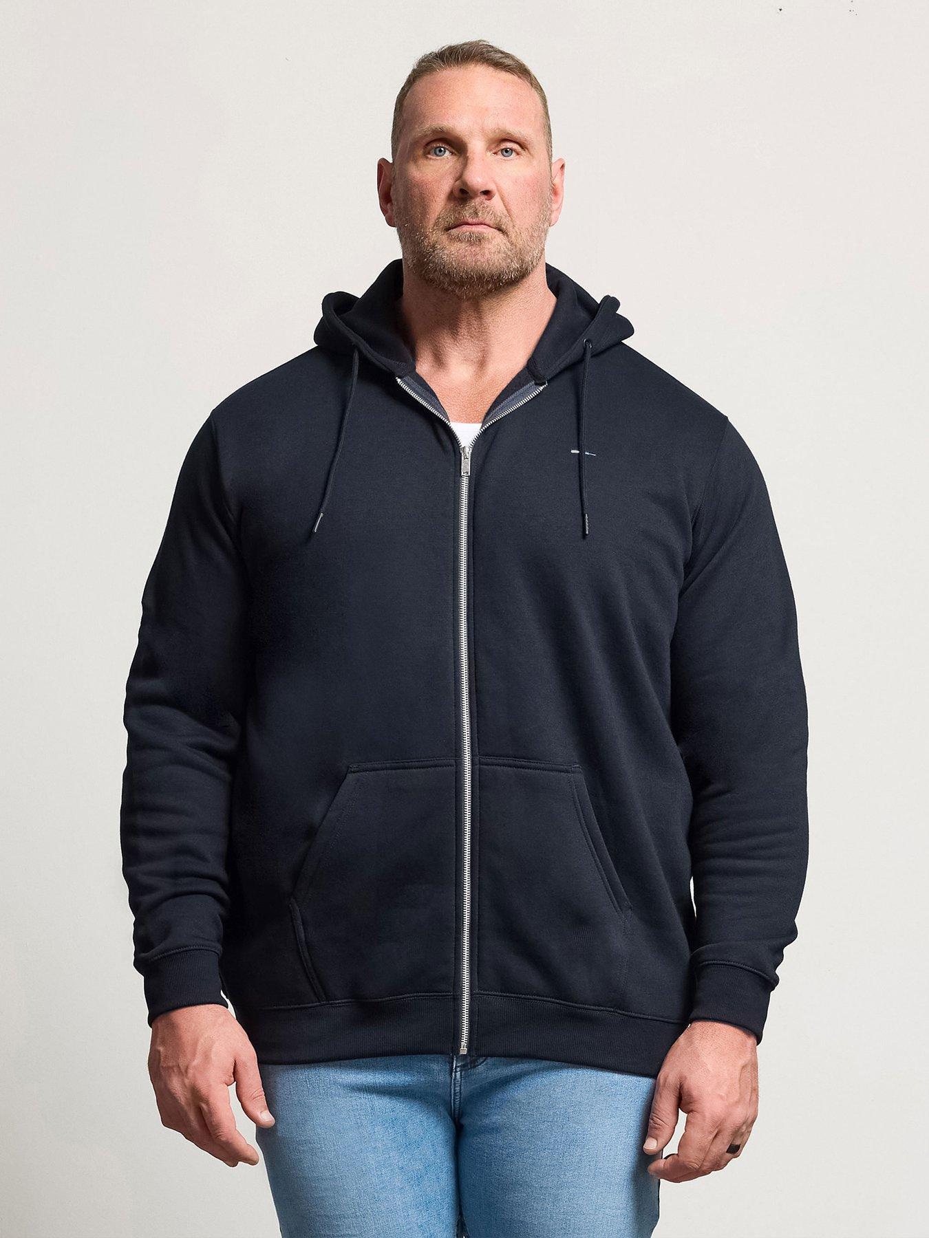Image 1 of 5 of BadRhino Zip Through Hoodie - Blue