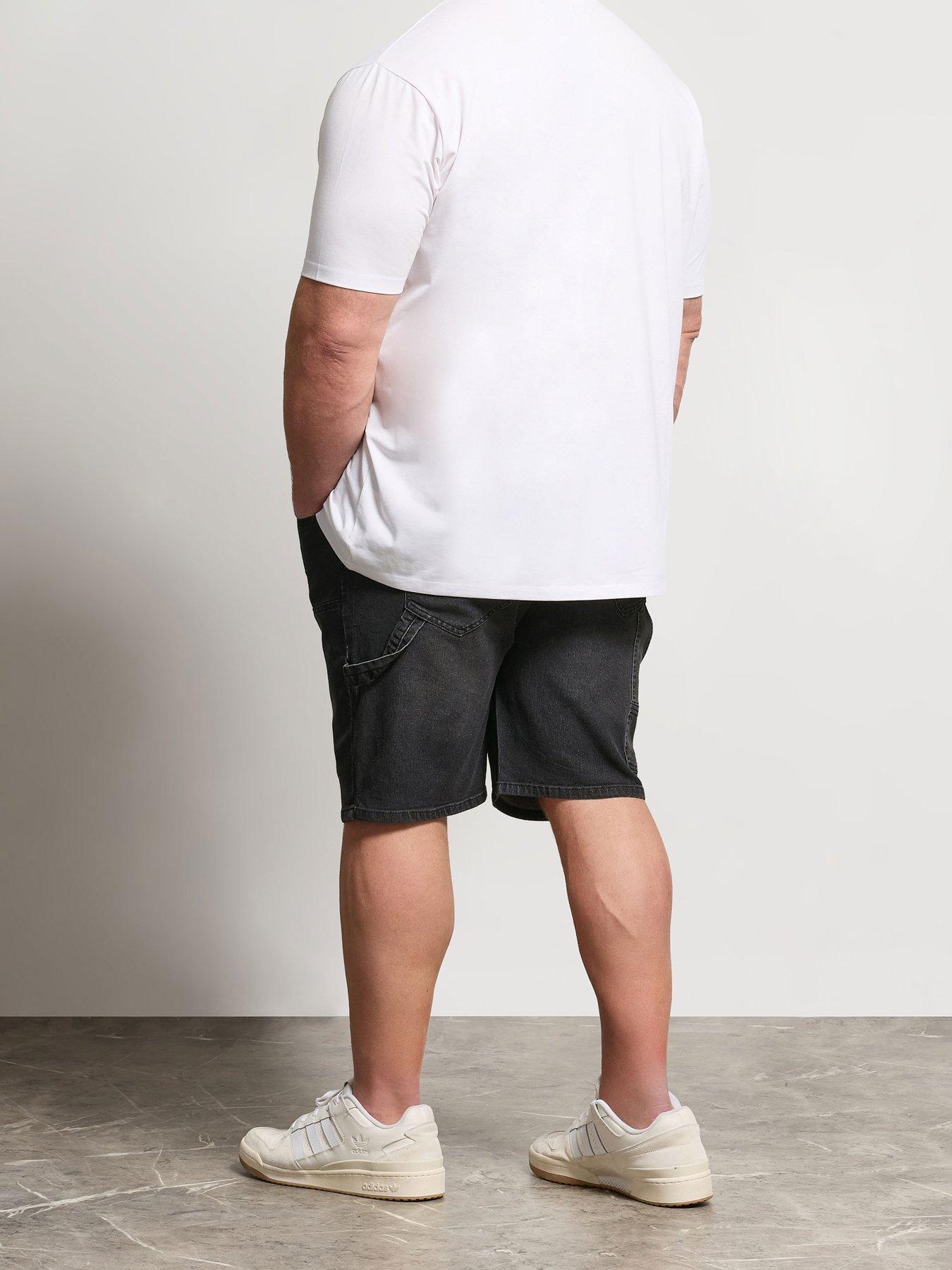 Image 2 of 5 of BadRhino Washed Carpenter Shorts - Black