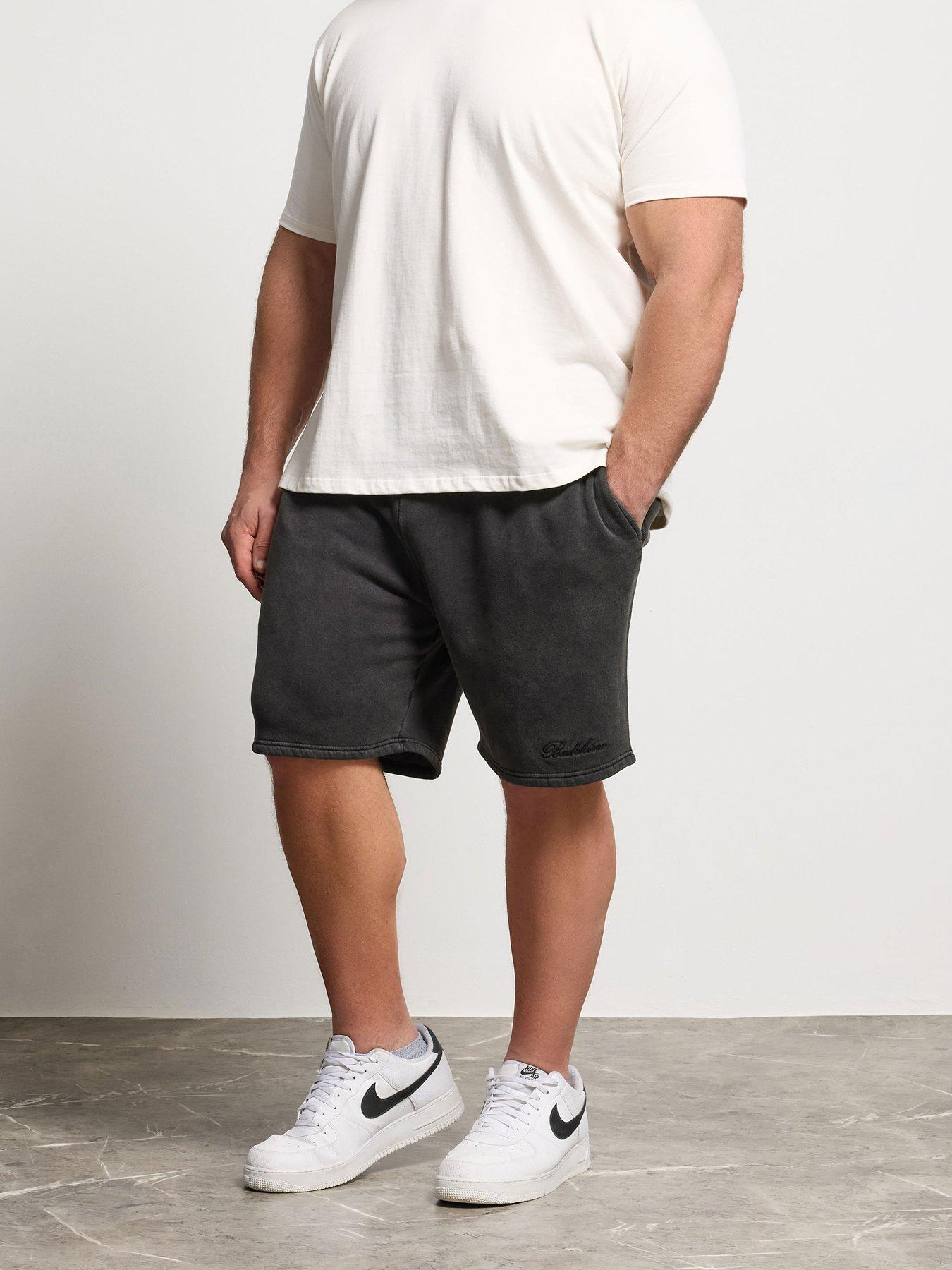 badrhino-sun-fade-sweat-shorts-blackfront