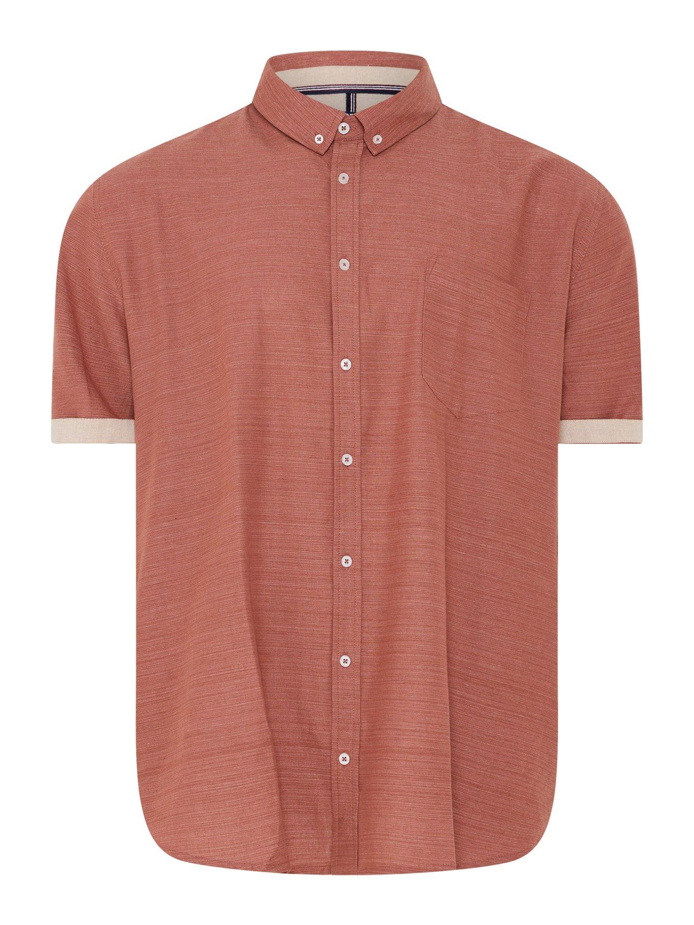 badrhino-slub-short-sleeve-shirt-orangedetail