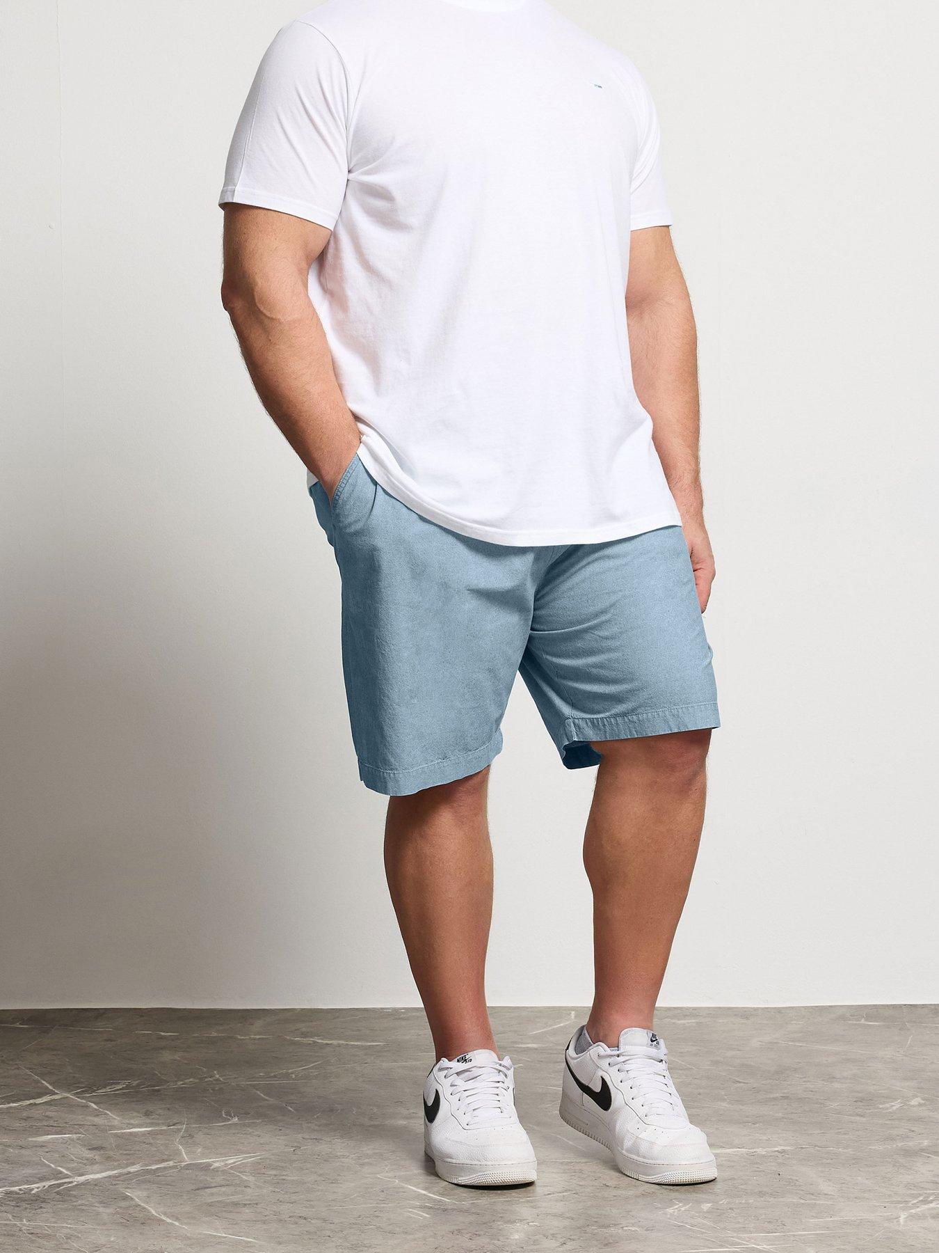badrhino-chambray-cotton-shortsfront