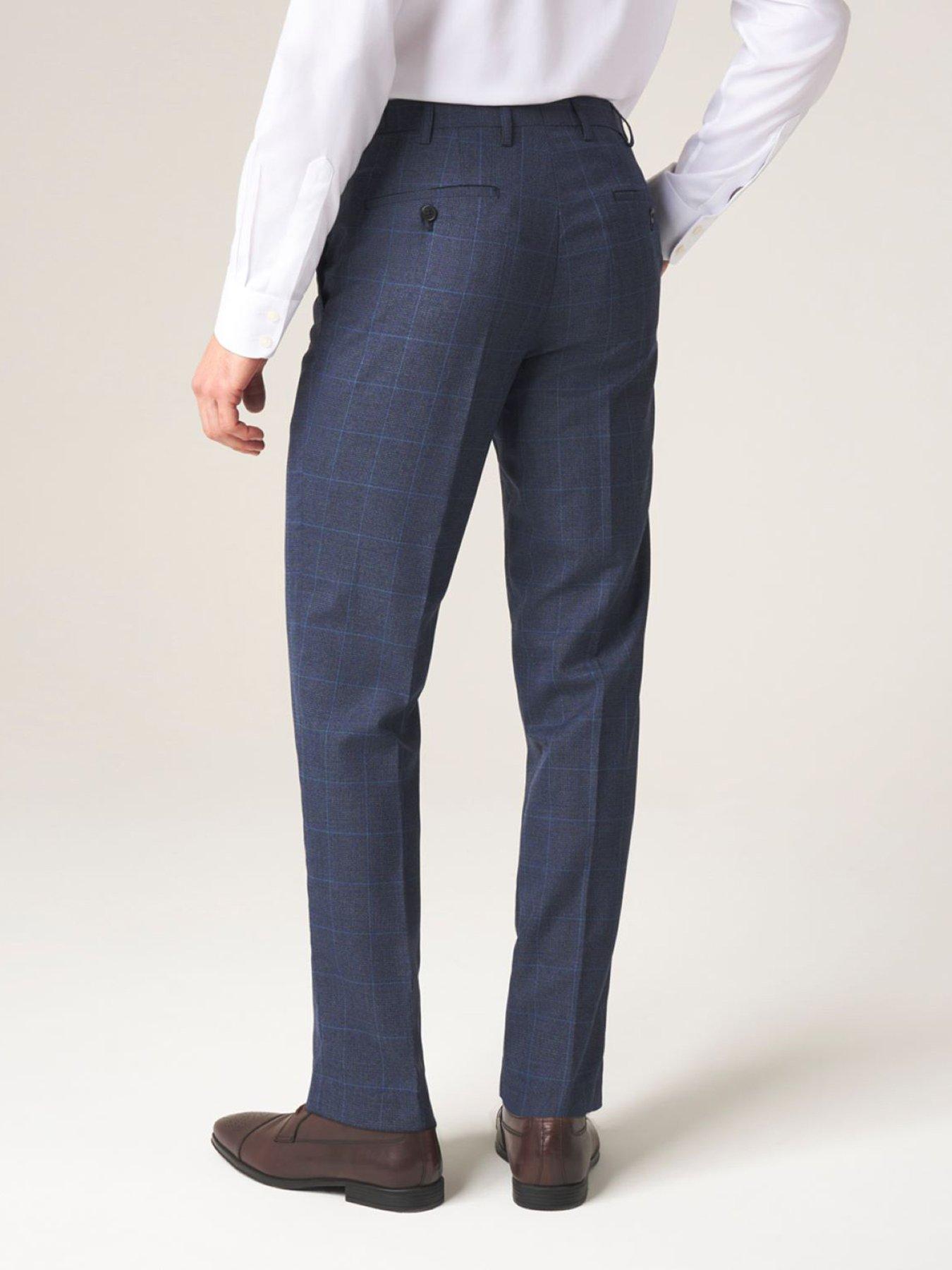 skopes-anello-check-tailored-fit-suit-trousers-bluestillFront