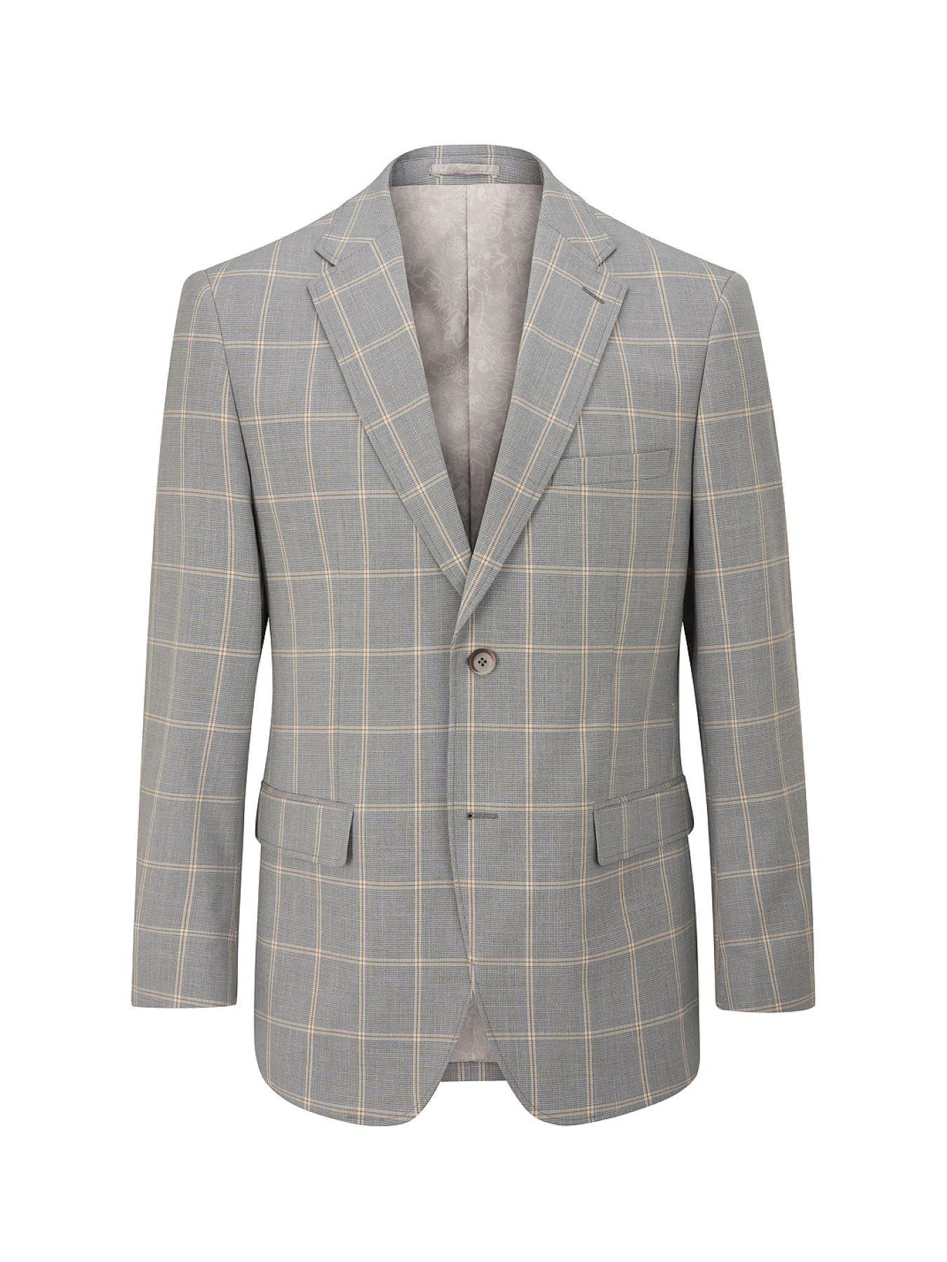 Image 7 of 7 of Skopes Skopes Burkart Check Tailored Fit Suit Jacket
