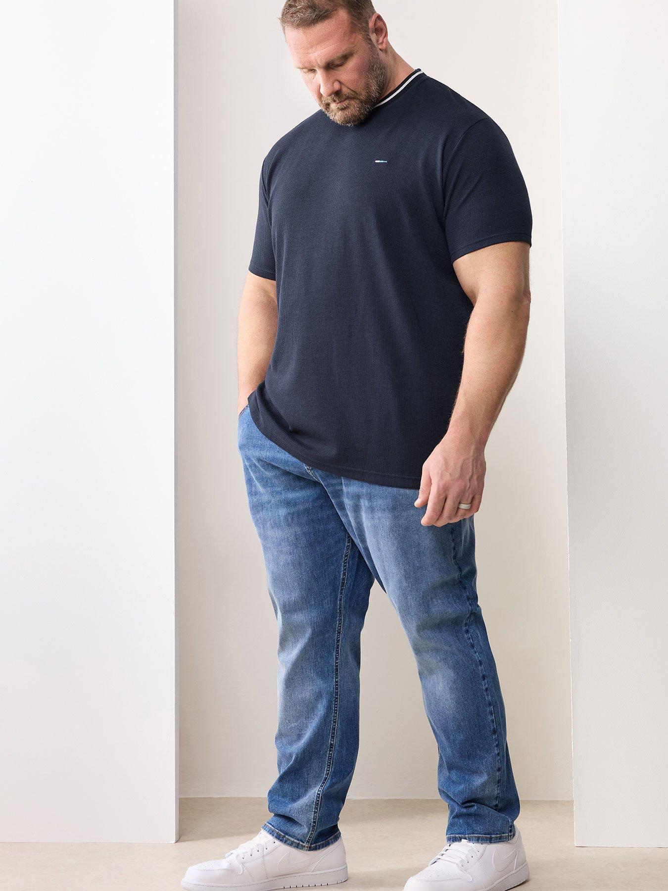 BadRhino Washed Elasticated Straight Jean 30"