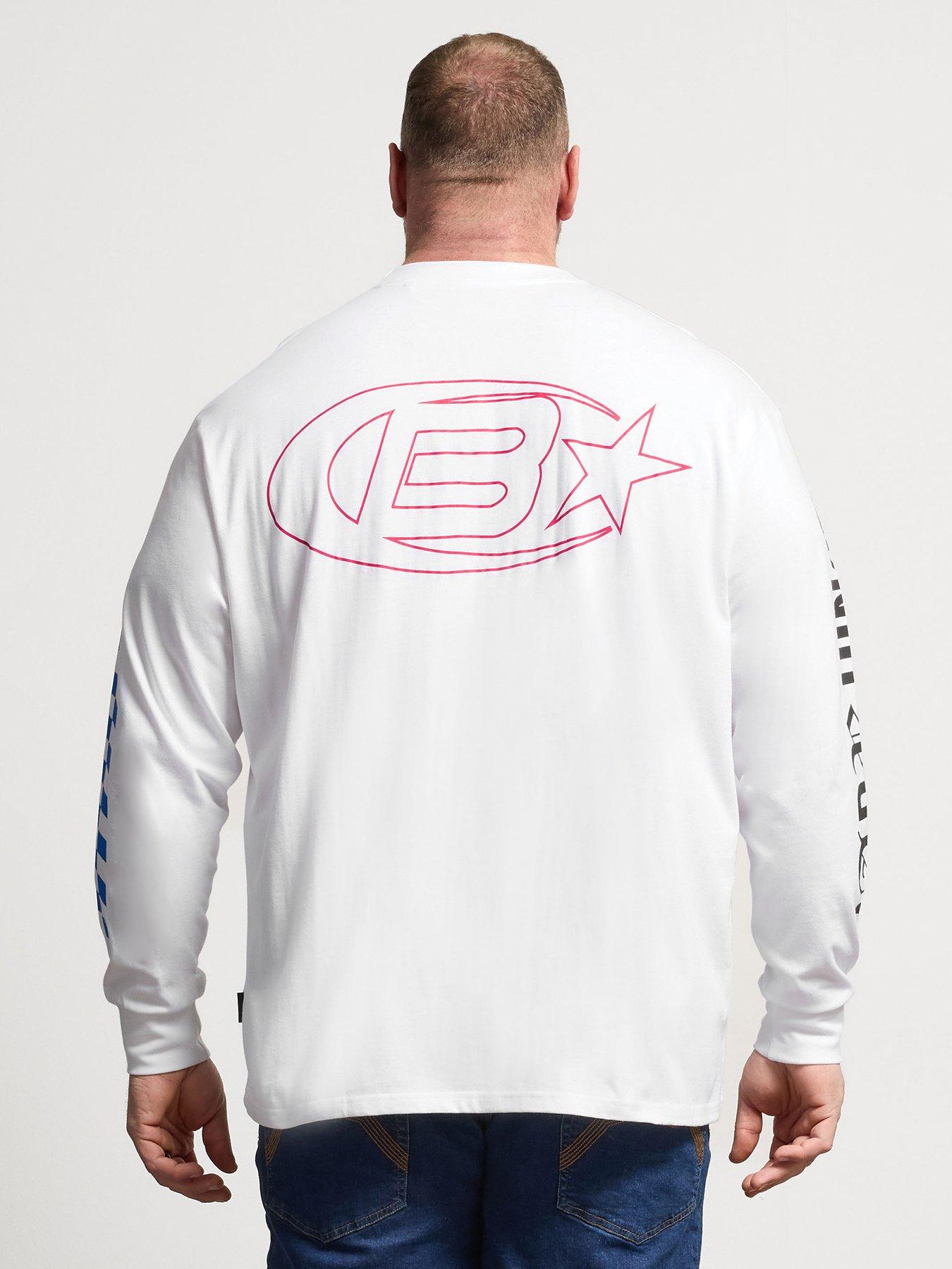 Image 2 of 5 of BadRhino Racing Long Sleeve T-Shirt - White