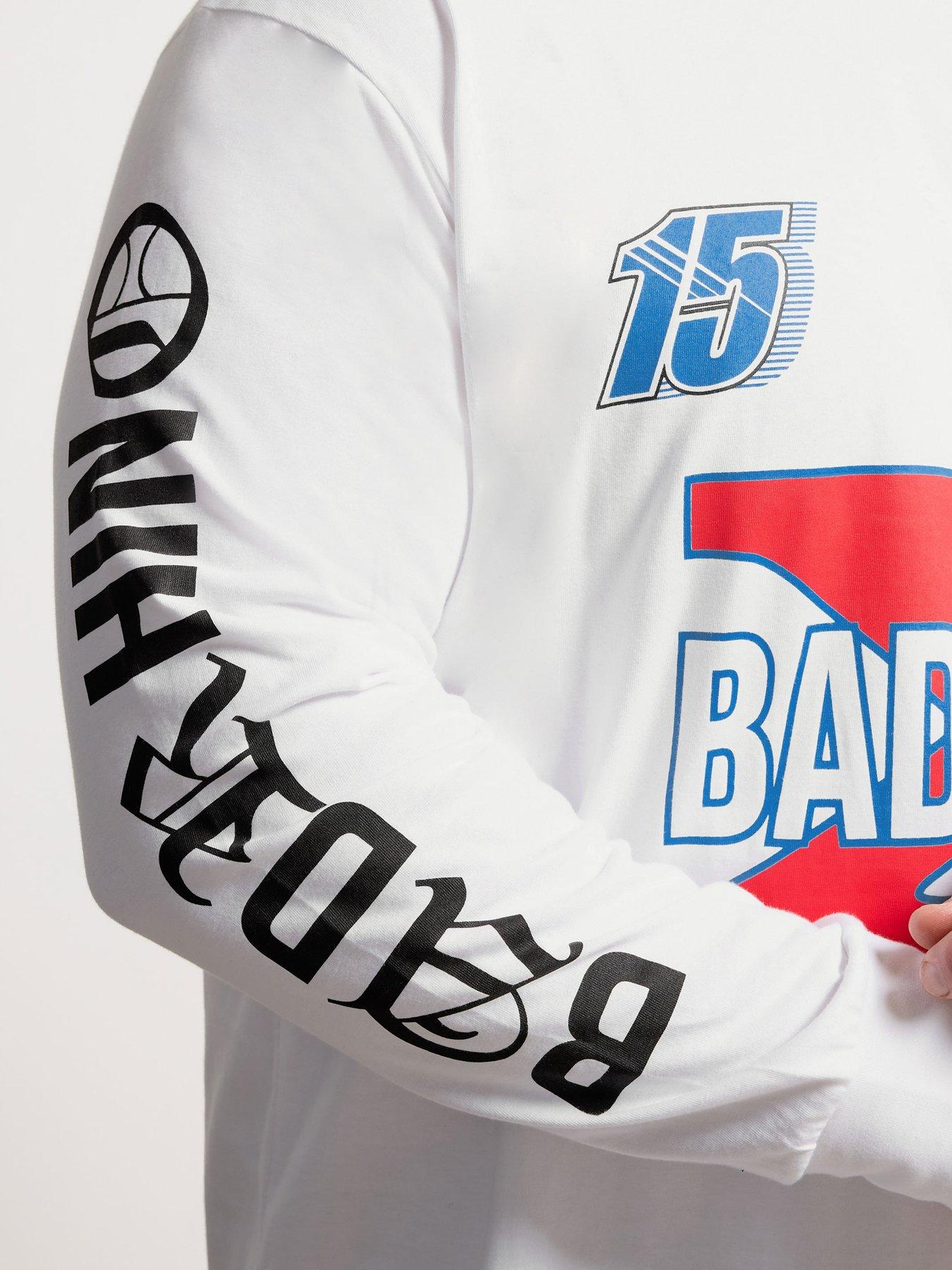 Image 4 of 5 of BadRhino Racing Long Sleeve T-Shirt - White
