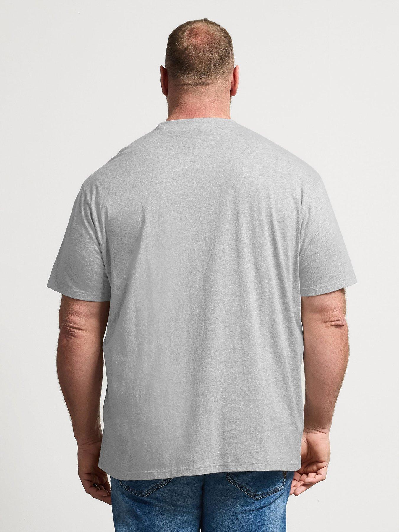 Image 2 of 5 of BadRhino Distressed Graphic T-Shirt - Grey
