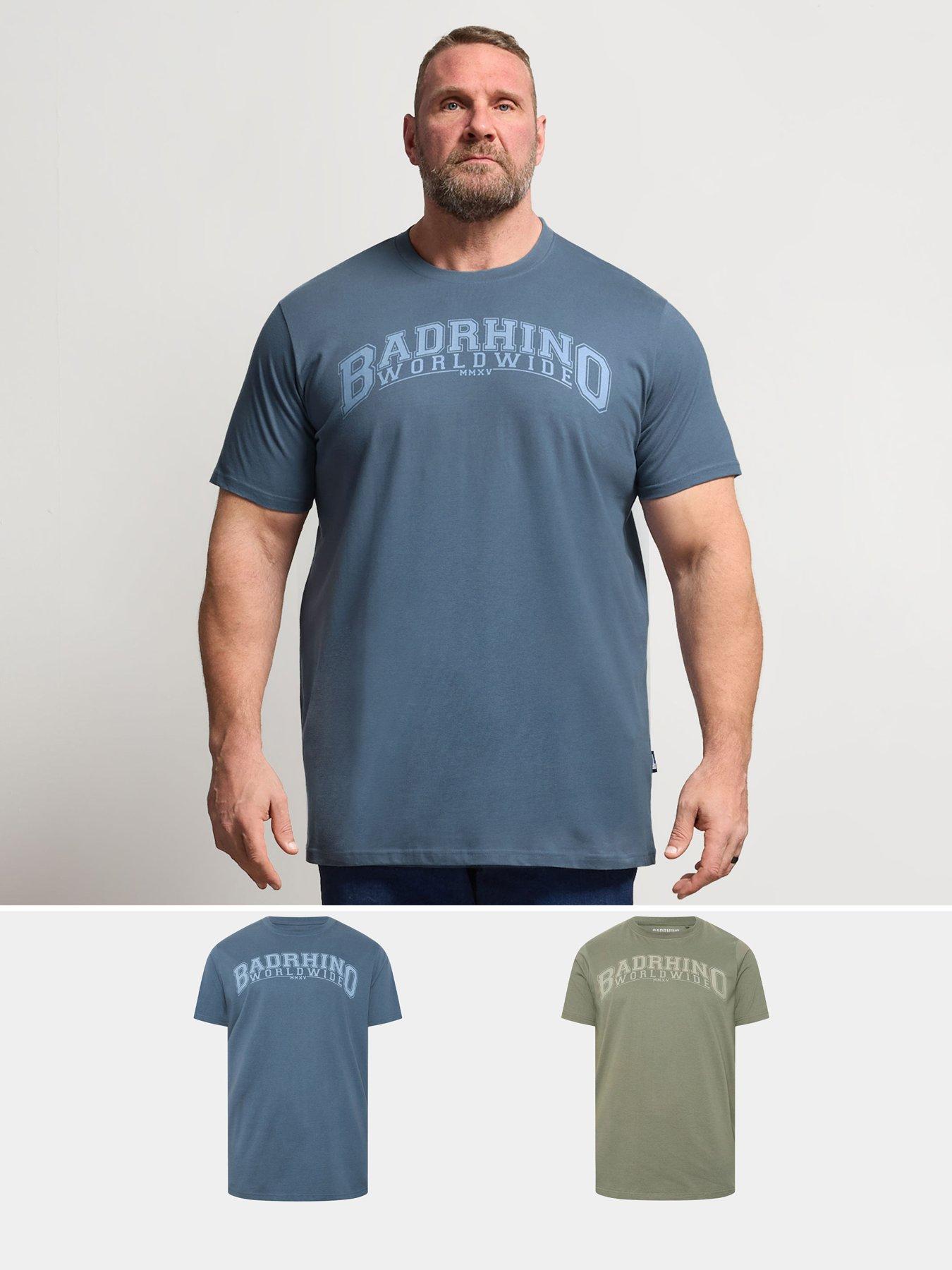 badrhino-2-pack-worldwide-t-shirts-greenfront