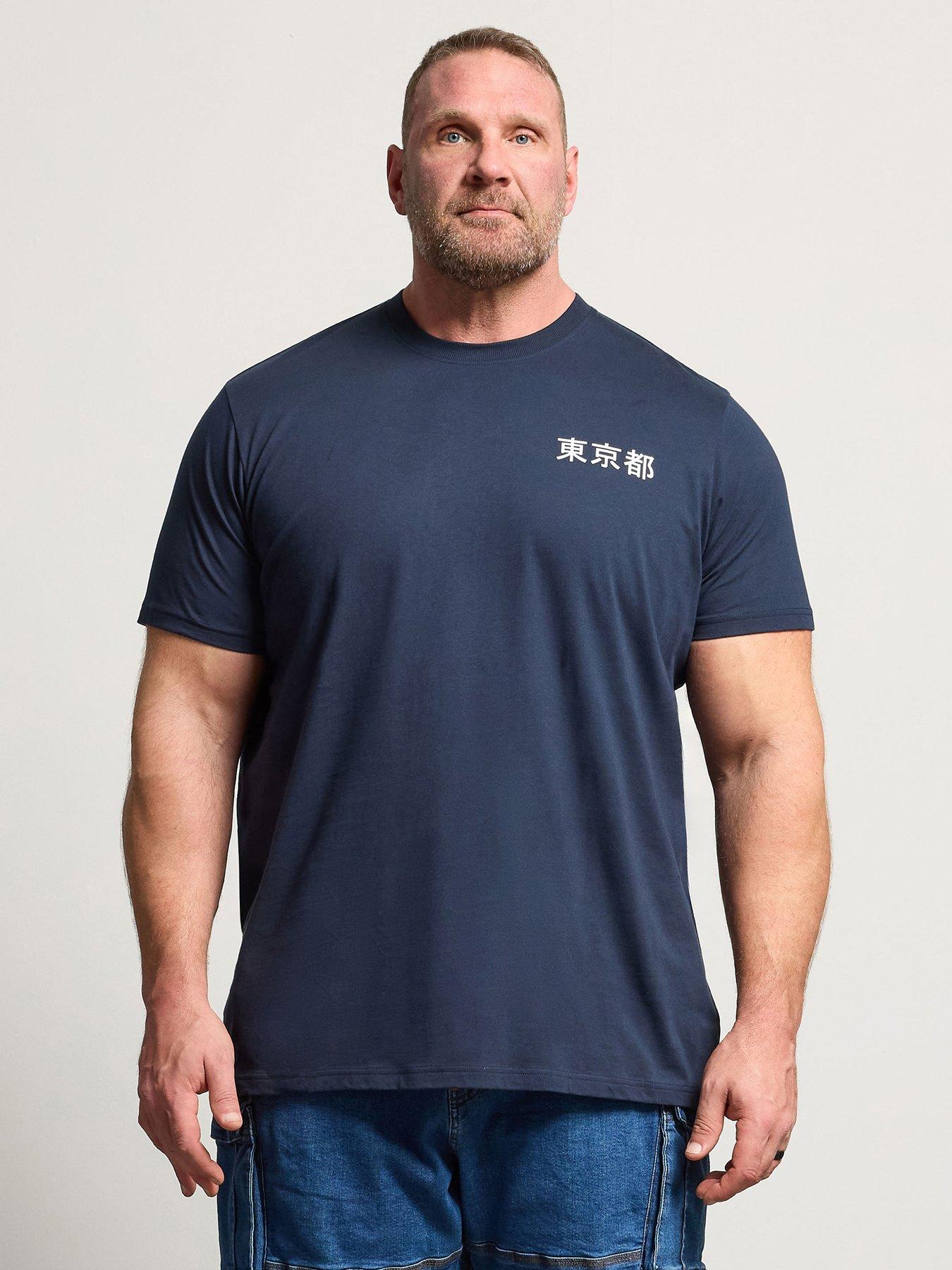 Image 1 of 5 of BadRhino Dragon T-Shirt - Blue
