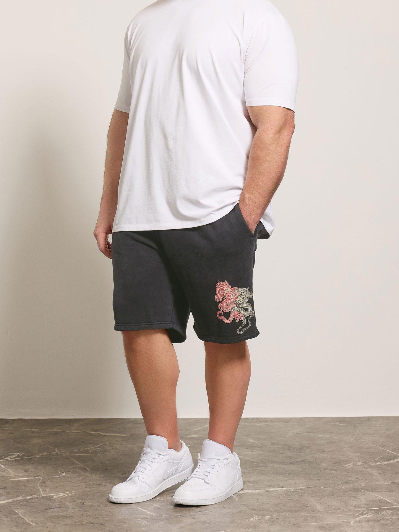 BadRhino Badrhino Japanese Printed Sweat Shorts