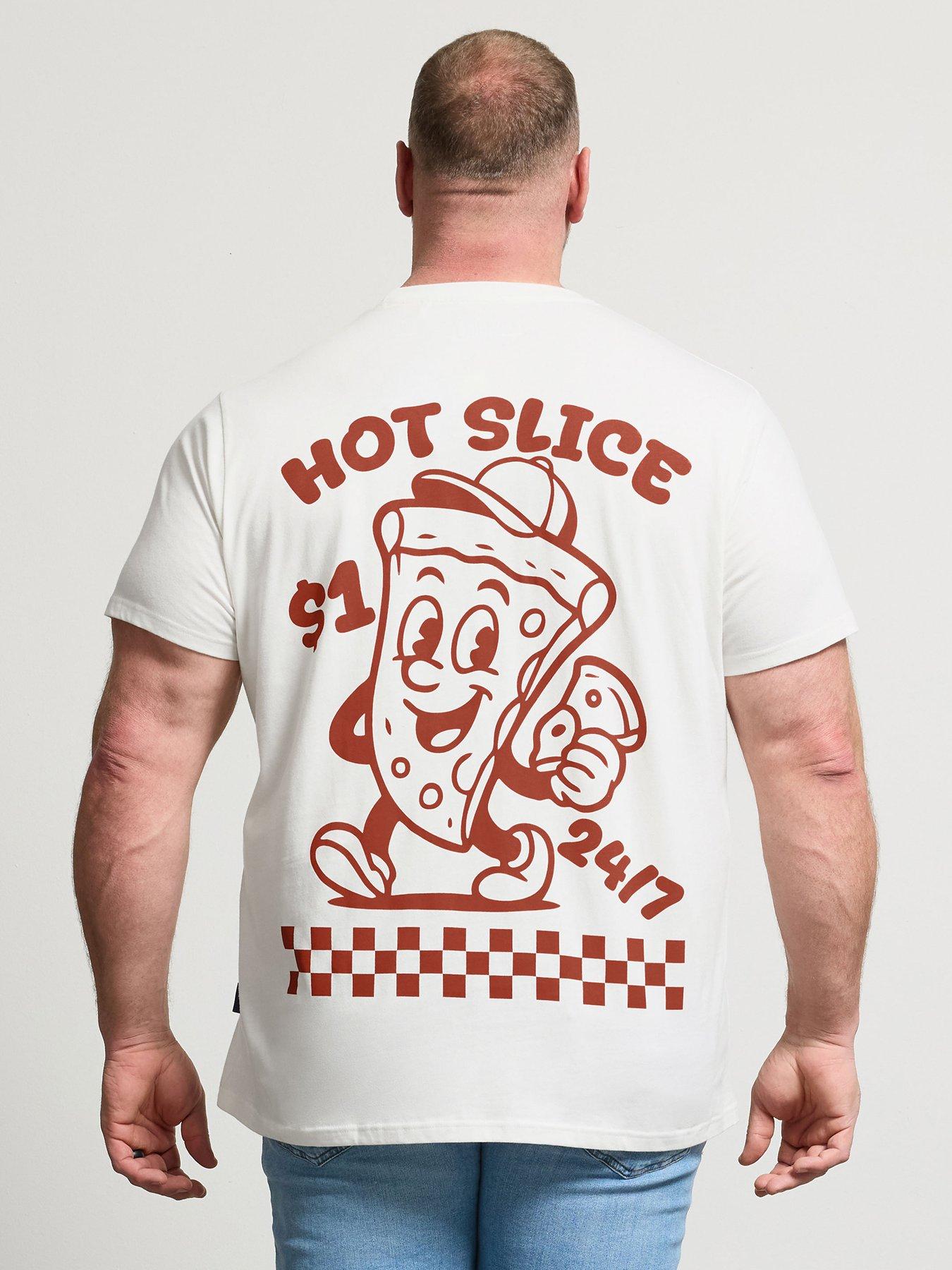 Image 2 of 5 of BadRhino Hot Slice T-Shirt - White