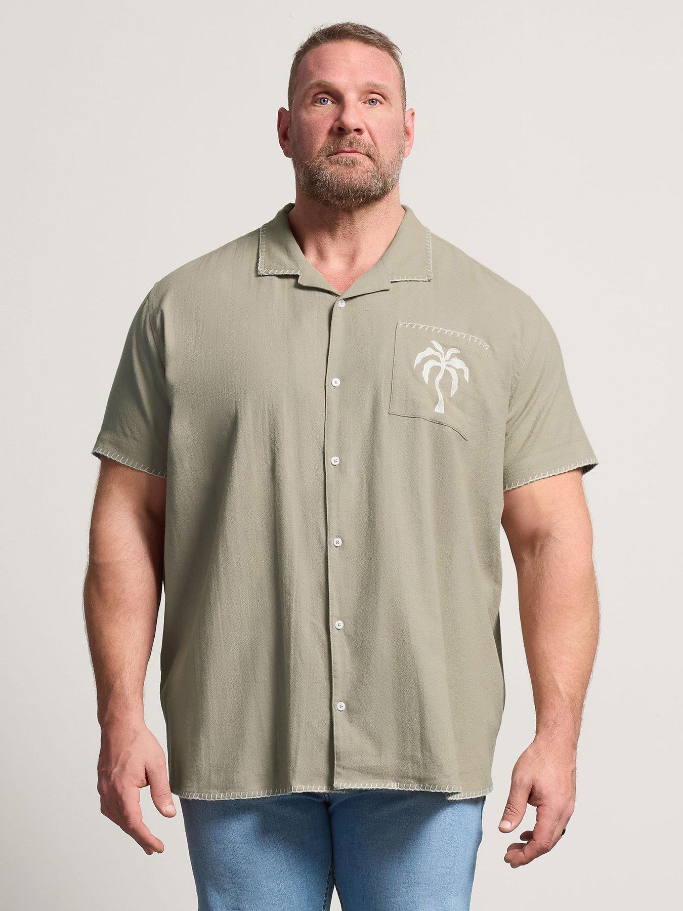 BadRhino Badrhino Heavyweight Palm Embroidered Shirt