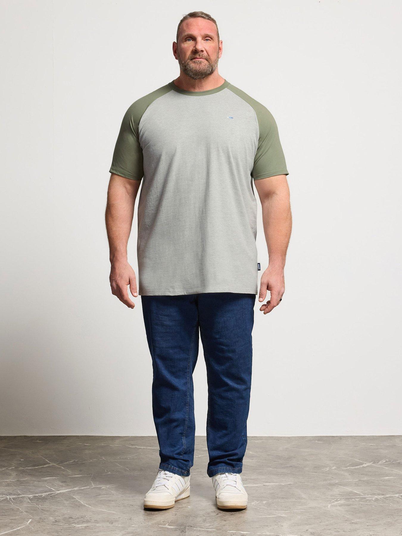 Image 3 of 5 of BadRhino Raglan Vetiver T-Shirt - Green