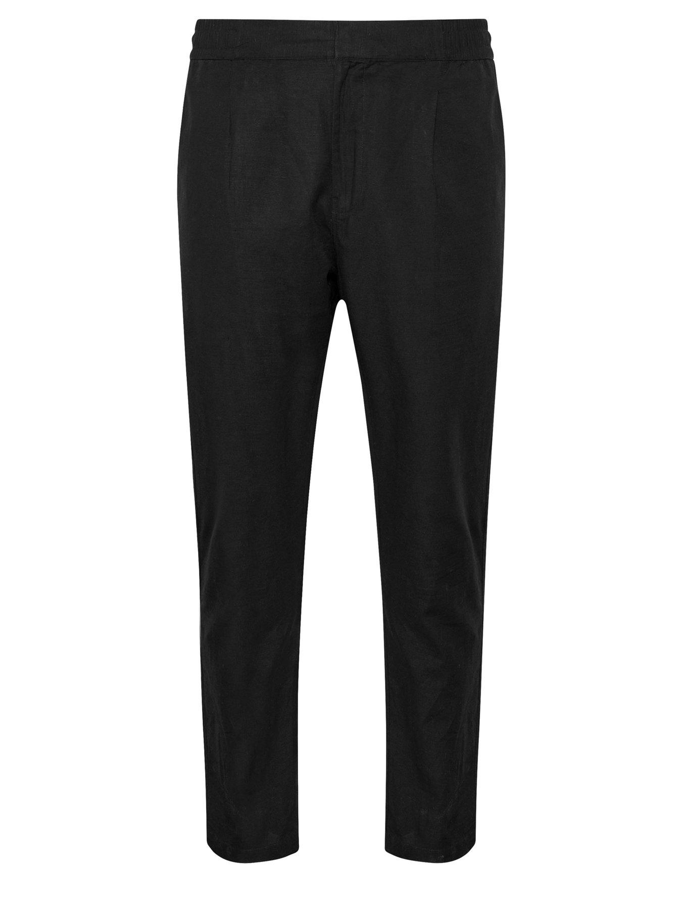 Image 5 of 5 of BadRhino Linen Trousers - Black