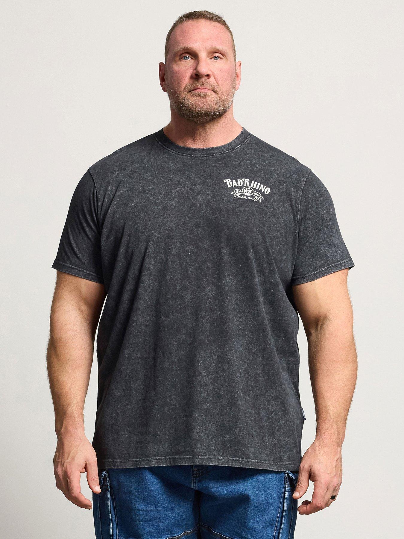 BadRhino Badrhino Whiskey Rodeo Acid Wash T-shirt